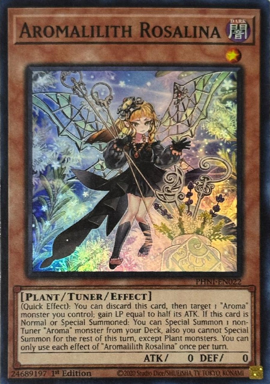 Yugioh! Armalilith Rosalina PHNI-EN022 1st Edition Super