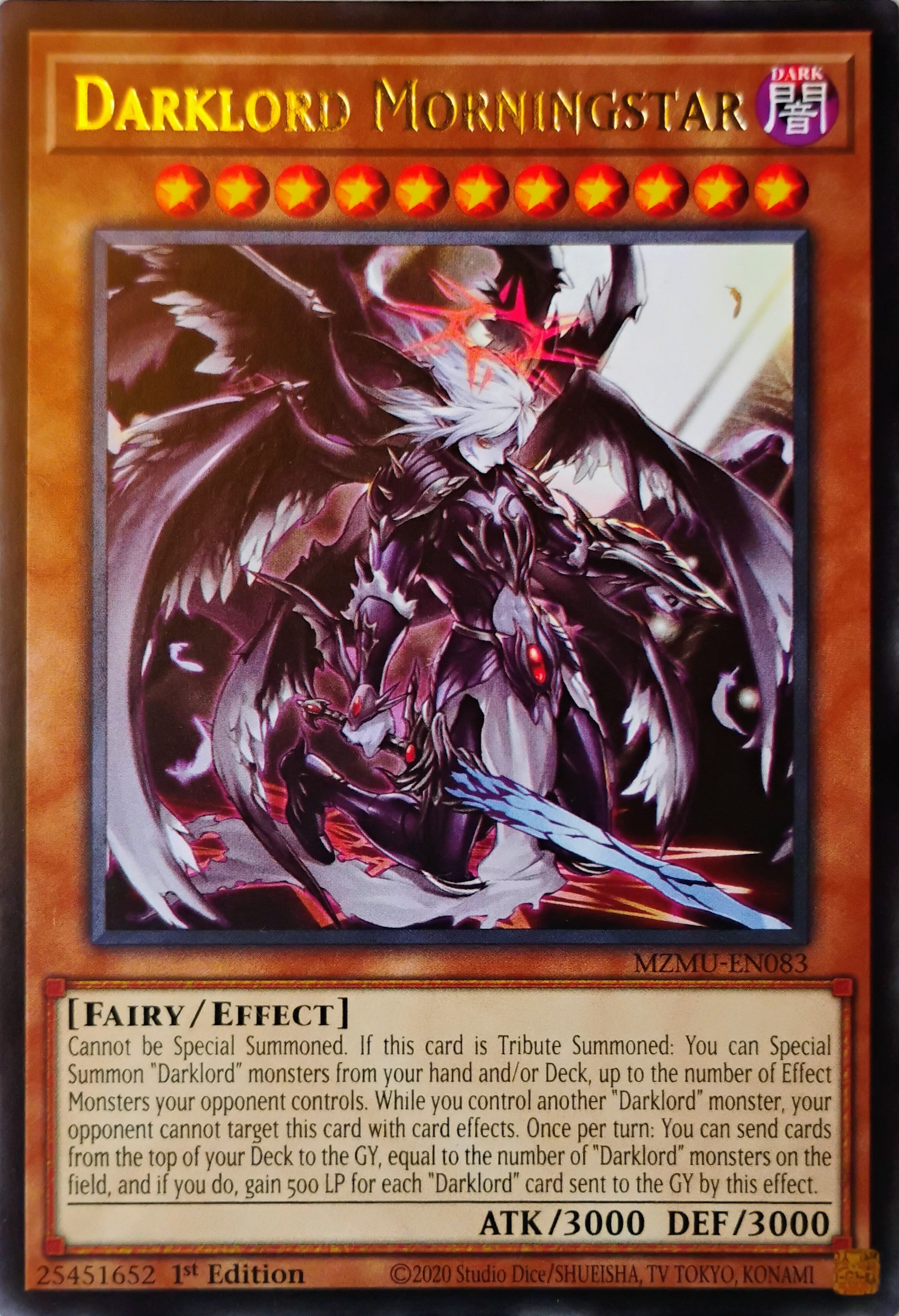 Darklord Morningstar Mzmu-en083 Rara