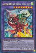 Yugioh! Elemental HERO Flame Wingman - Infernal Rage BLMR-EN012 1st Edition Secret