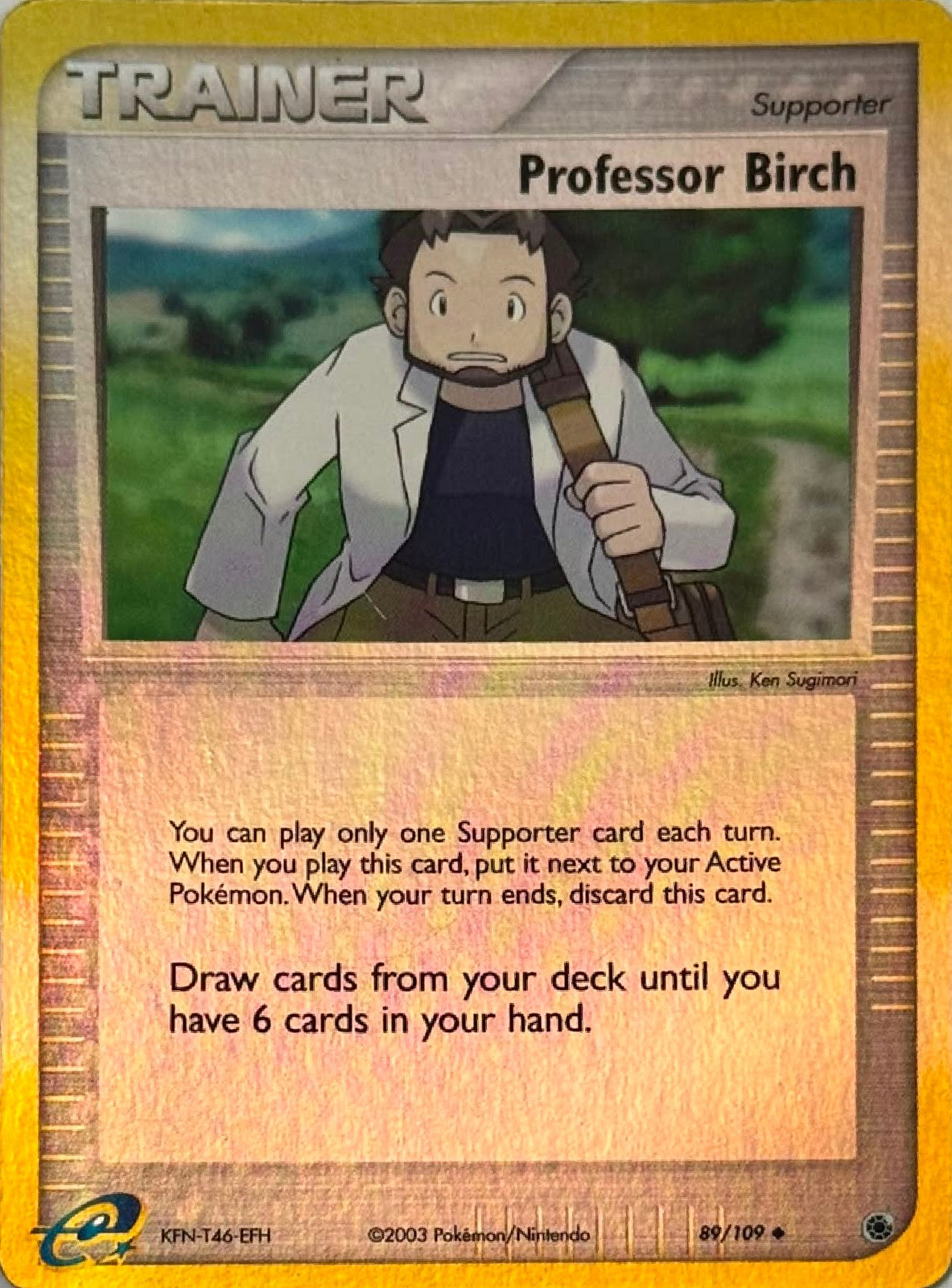 Pokémon Tcg Professor Birch 89/109 Reverse