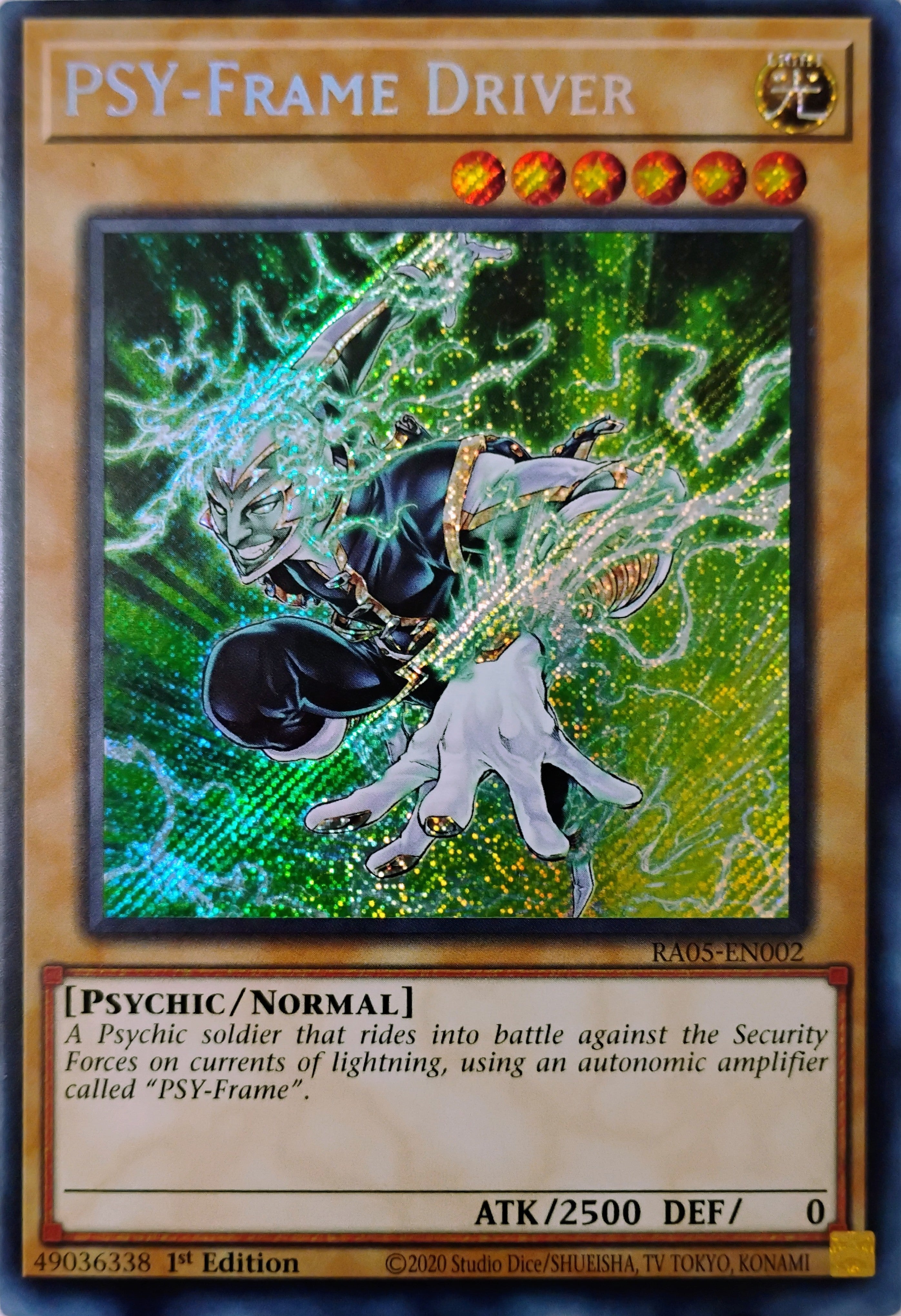 Yugioh! Psy-frame Driver Ra03-en002 1st edition Secreta