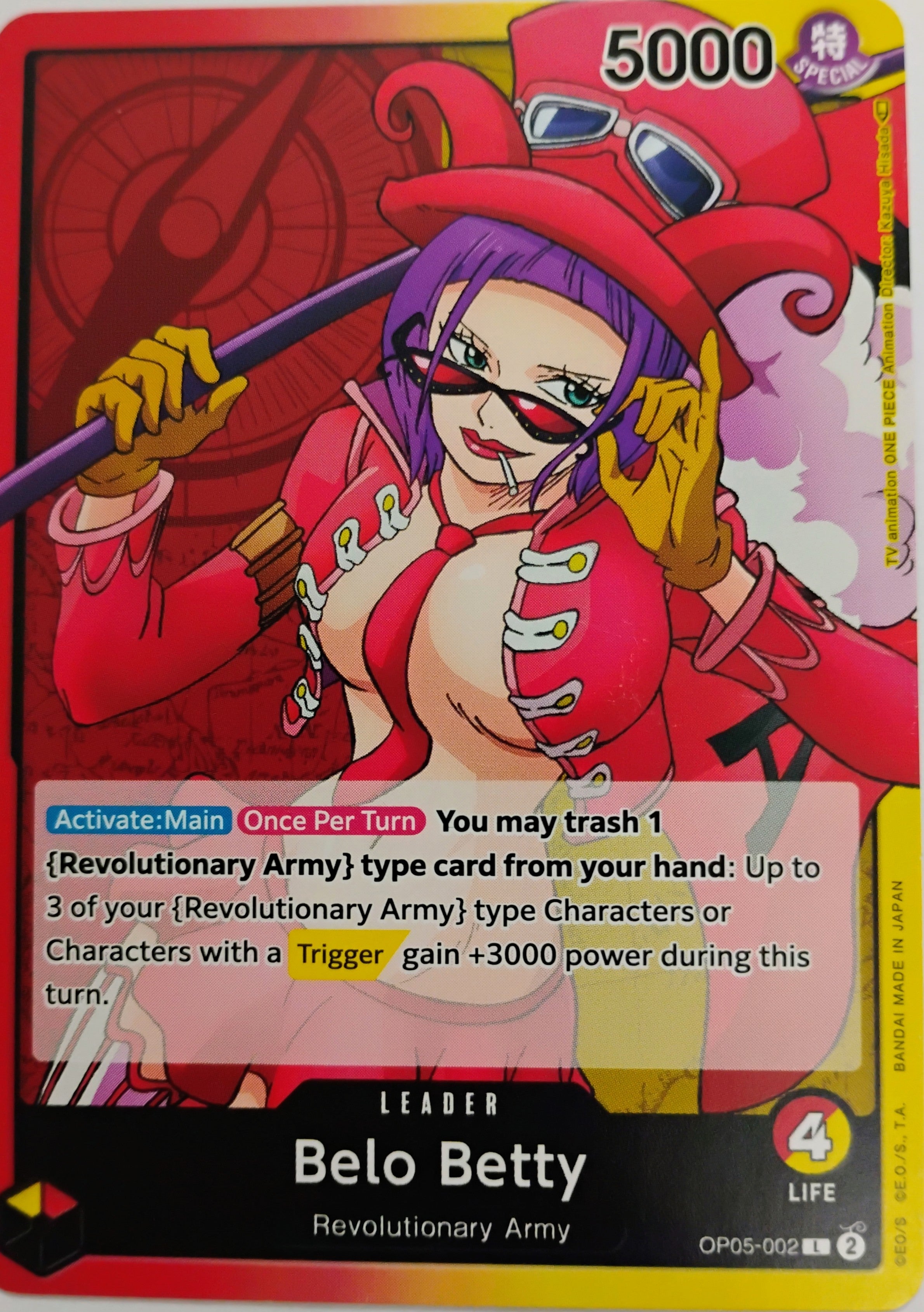 One Piece Tcg Belo Betty Op5-002