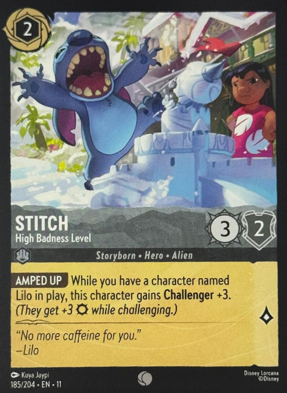 Disney Lorcana Stitch 185/204