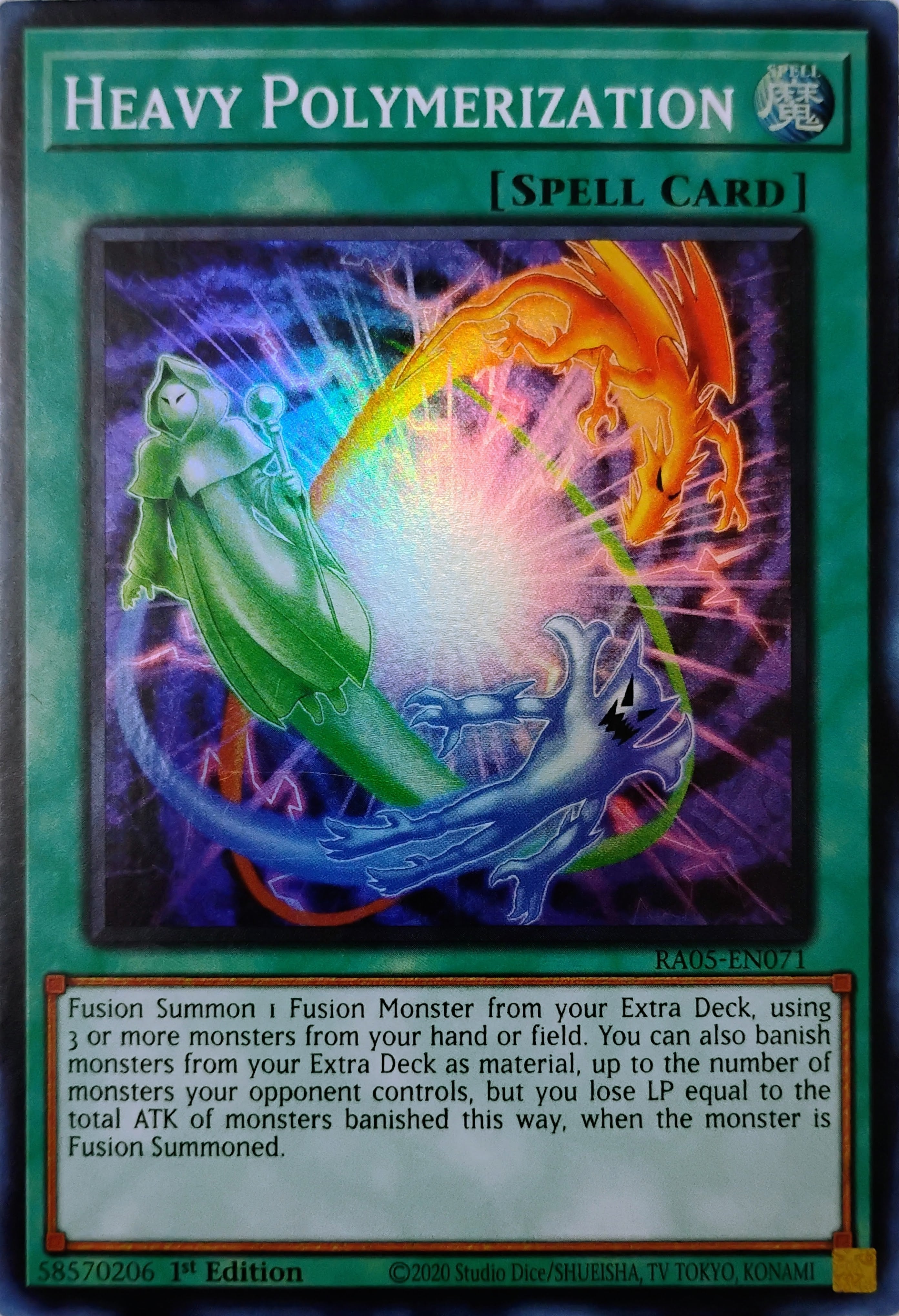 Yugioh! Heavy Polymerization Ra05-en071 Super Rare