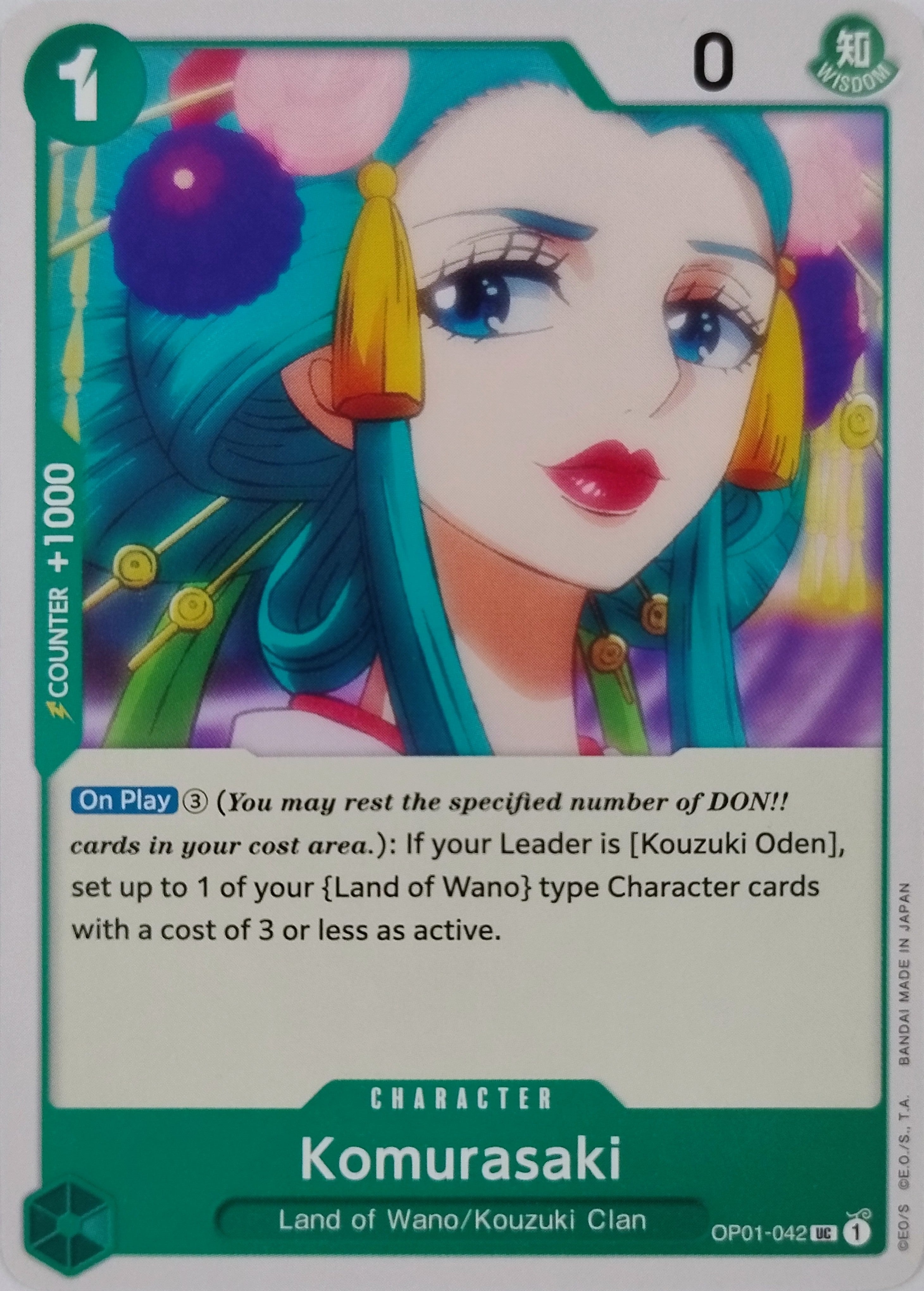 One Piece Tcg Komurasaki Op01-042