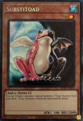 Yugioh! Substitoad BLTR-EN054 1st Editon Secret Rare