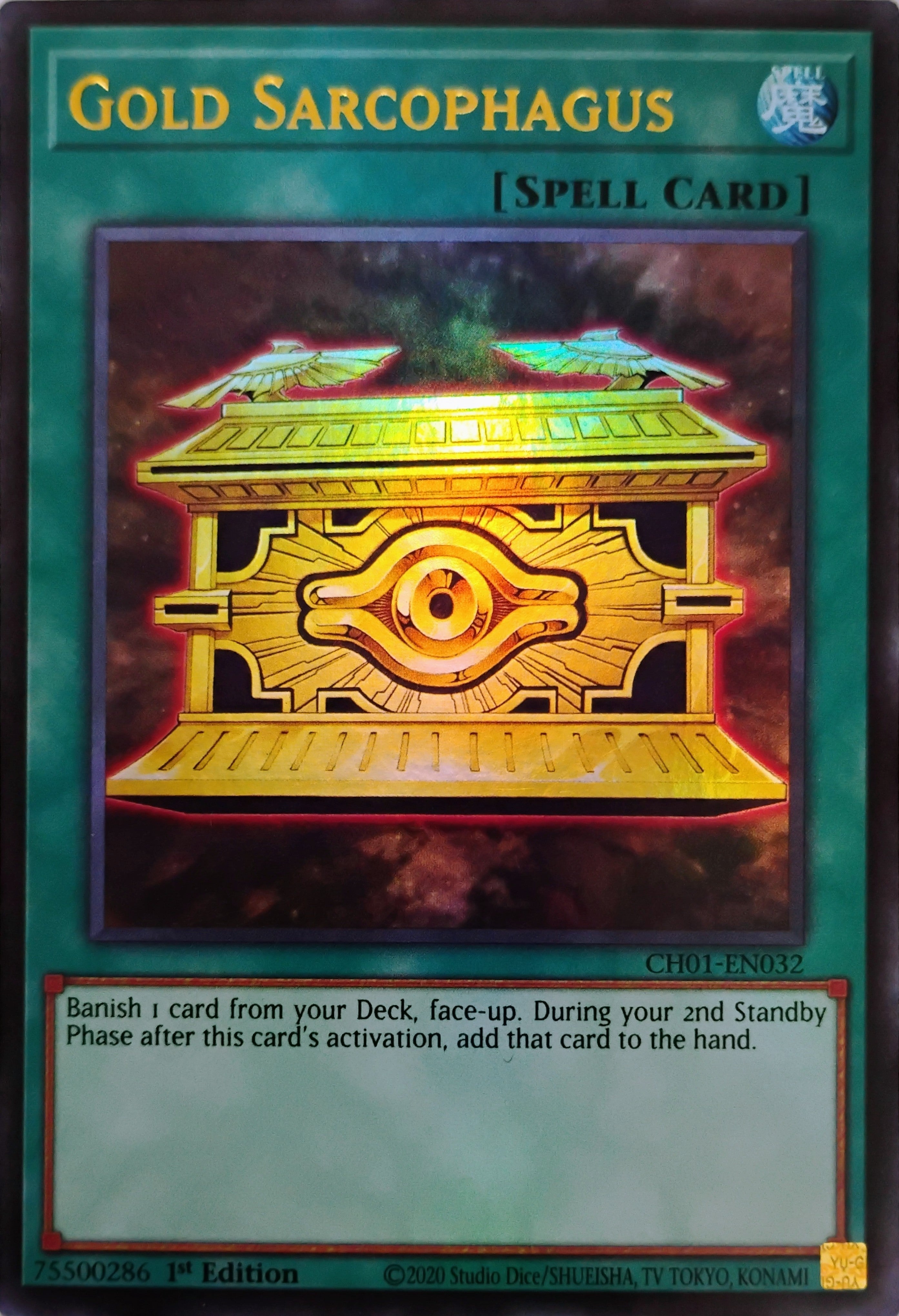 Yugioh! Gold Sarcophagus Ch01-en032 Ultra Rare