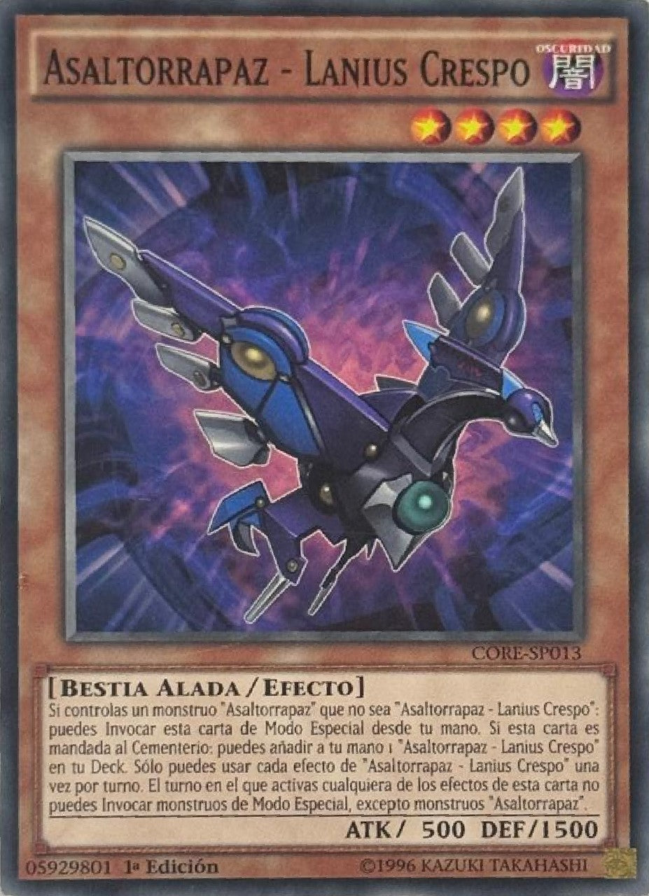 Yugioh! Asaltorrapaz - Lanius Crespo CORE-SP013 1a Edición