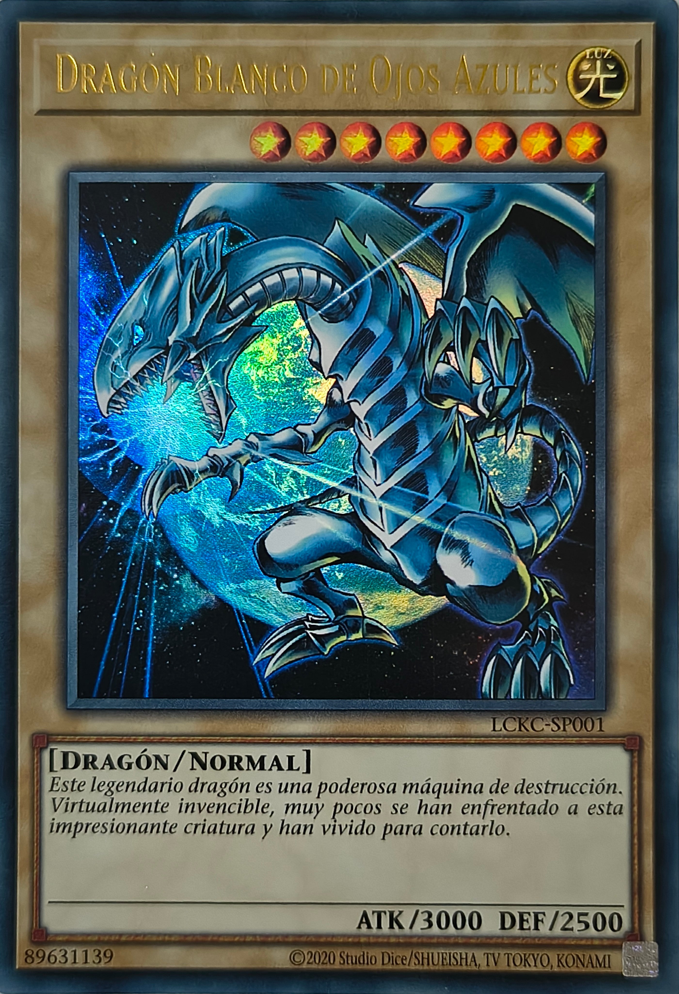 Yugioh! Dragón Blanco De Ojos Azules Lckc-sp001 Ultra Rare