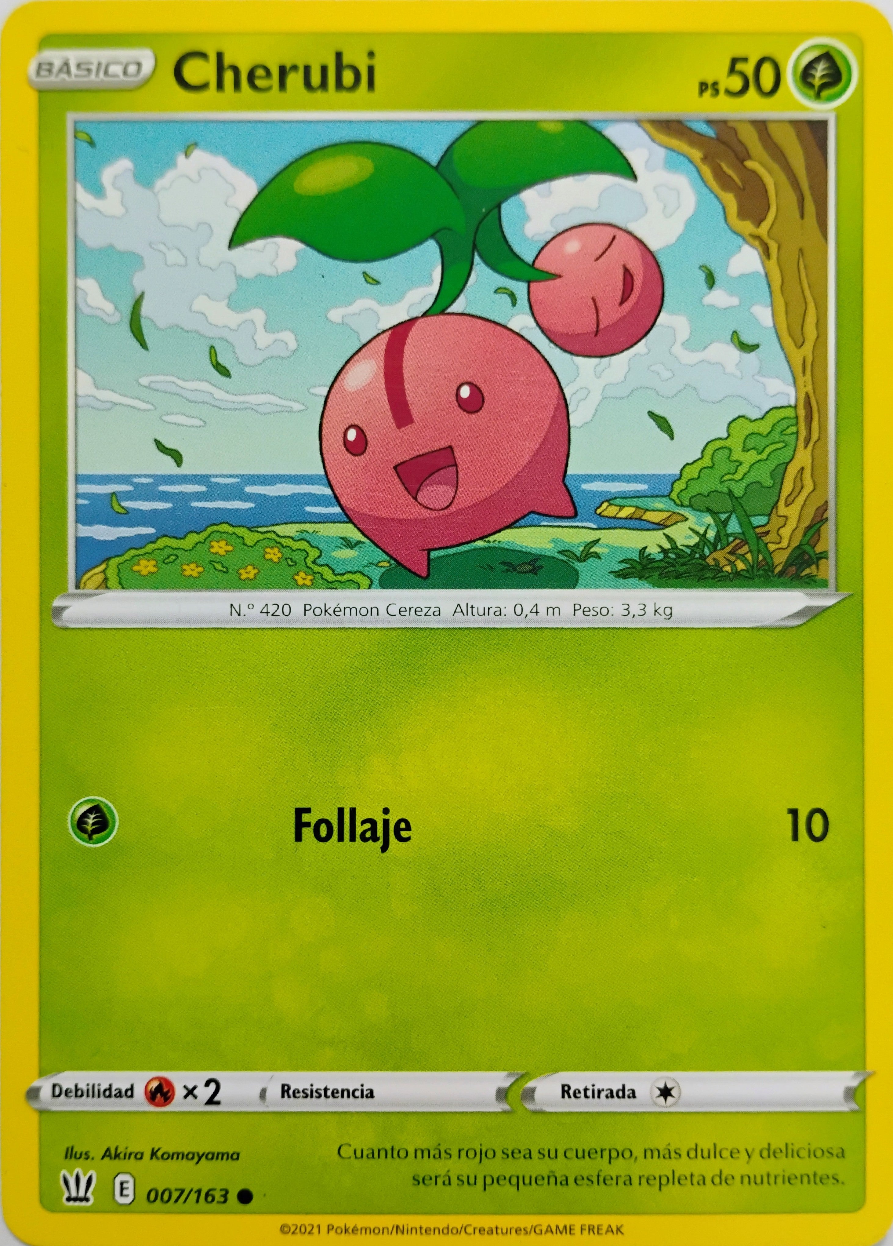Pokémon tcg Cherubi 007/163 (Español)