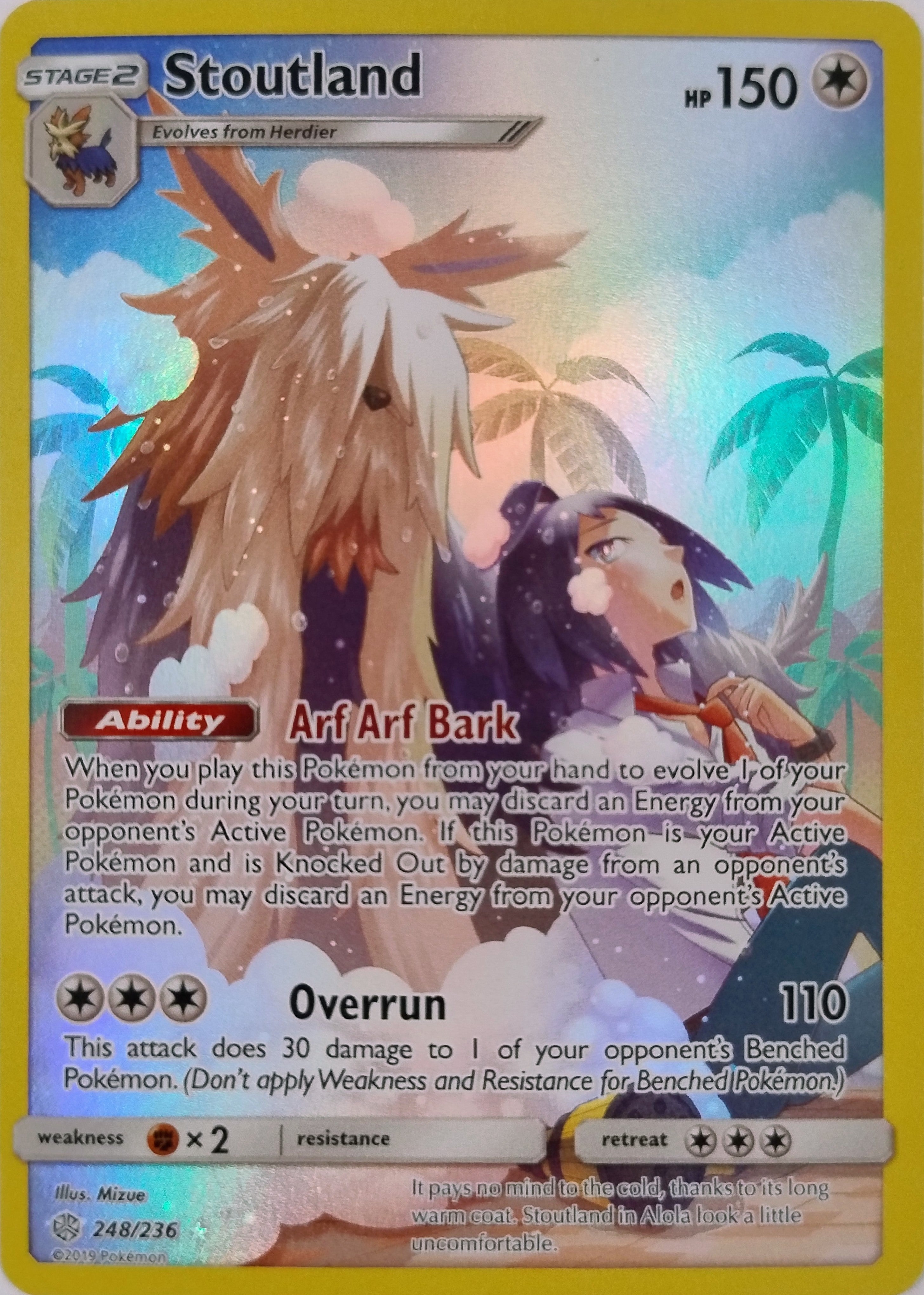 Pokémon Tcg Stoutland 248/236