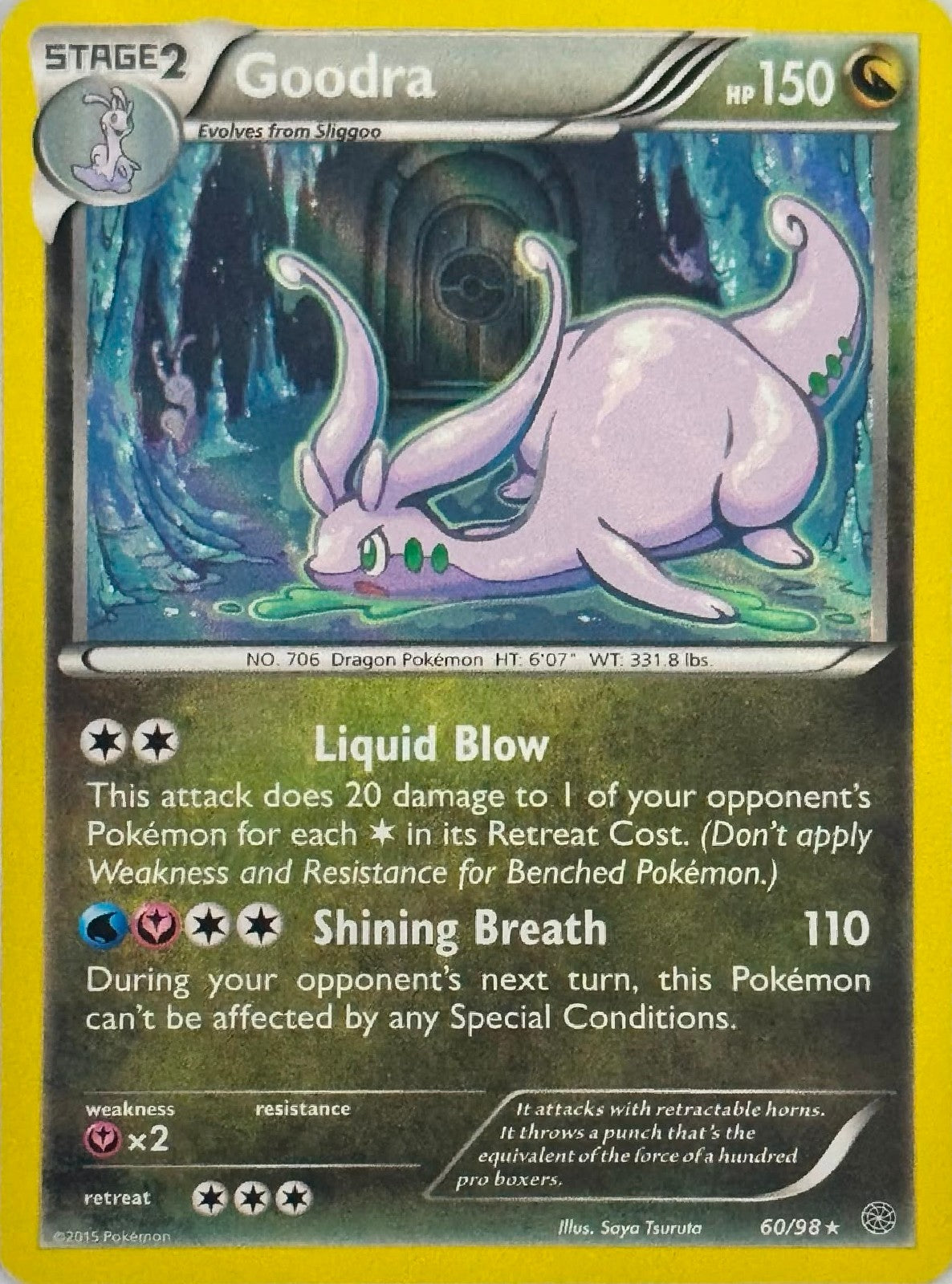 Pokémon Tcg Goodra 60/98 Holo