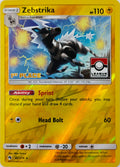 Pokémon tcg Zebstrika 82/214 (League Challenge) (1st Place) Reverse