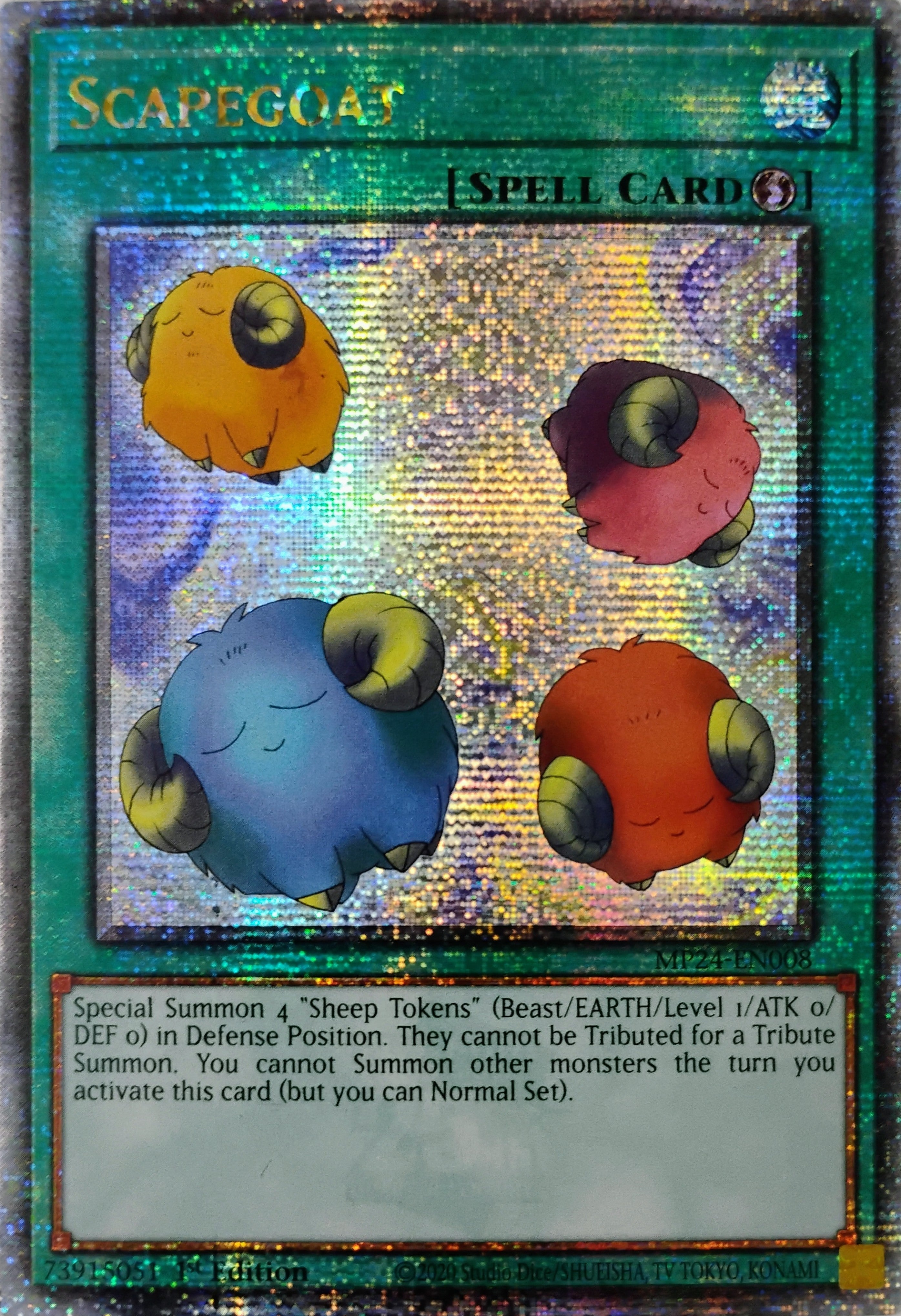 Yugioh! Scapegoat Mp24-en008 Quarter Century