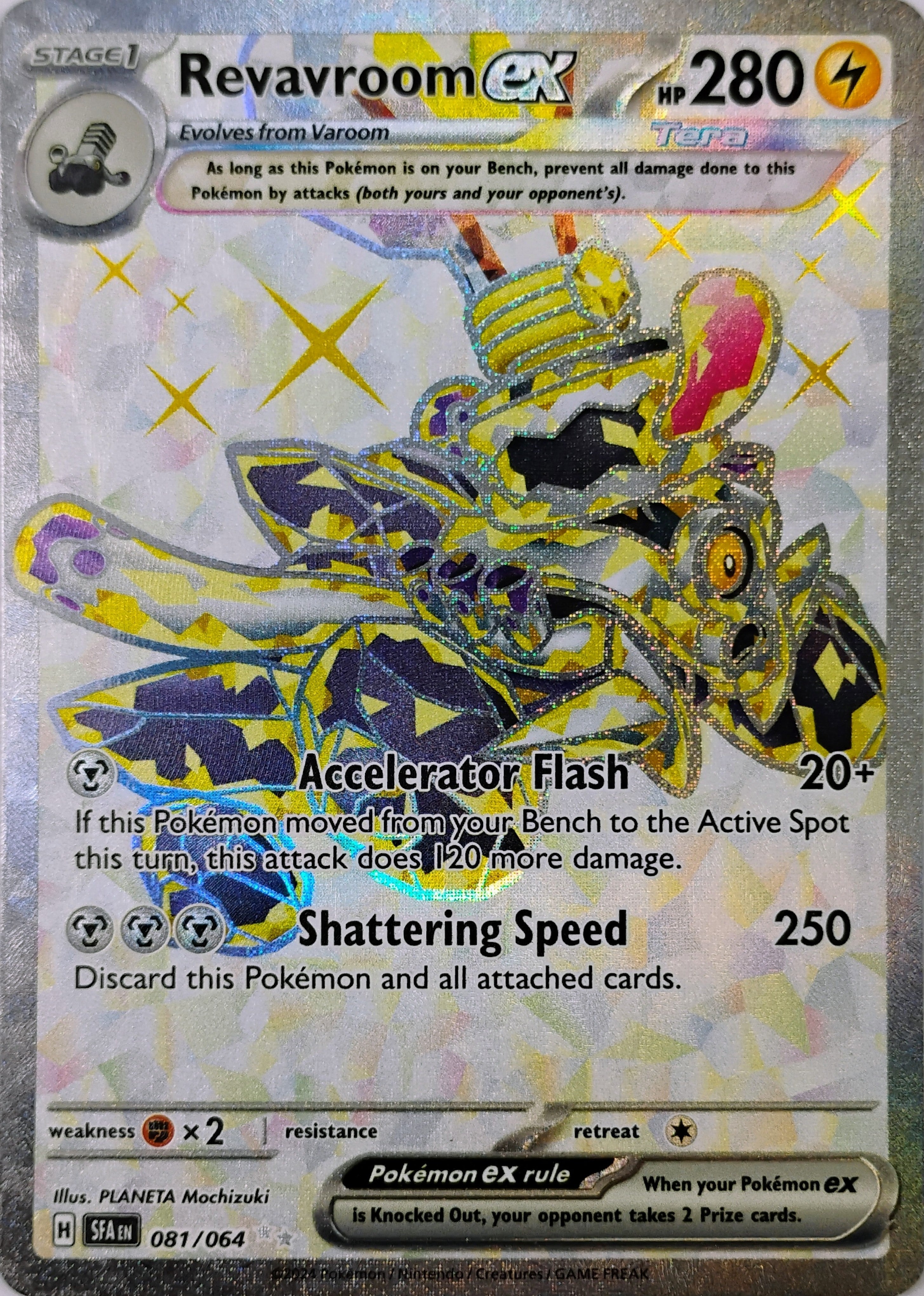 Pokémon tcg Revavroom Ex 081/064