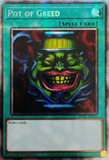 Yugioh! Pot Of Greed Mp25-en050 1st edition Starlight rare