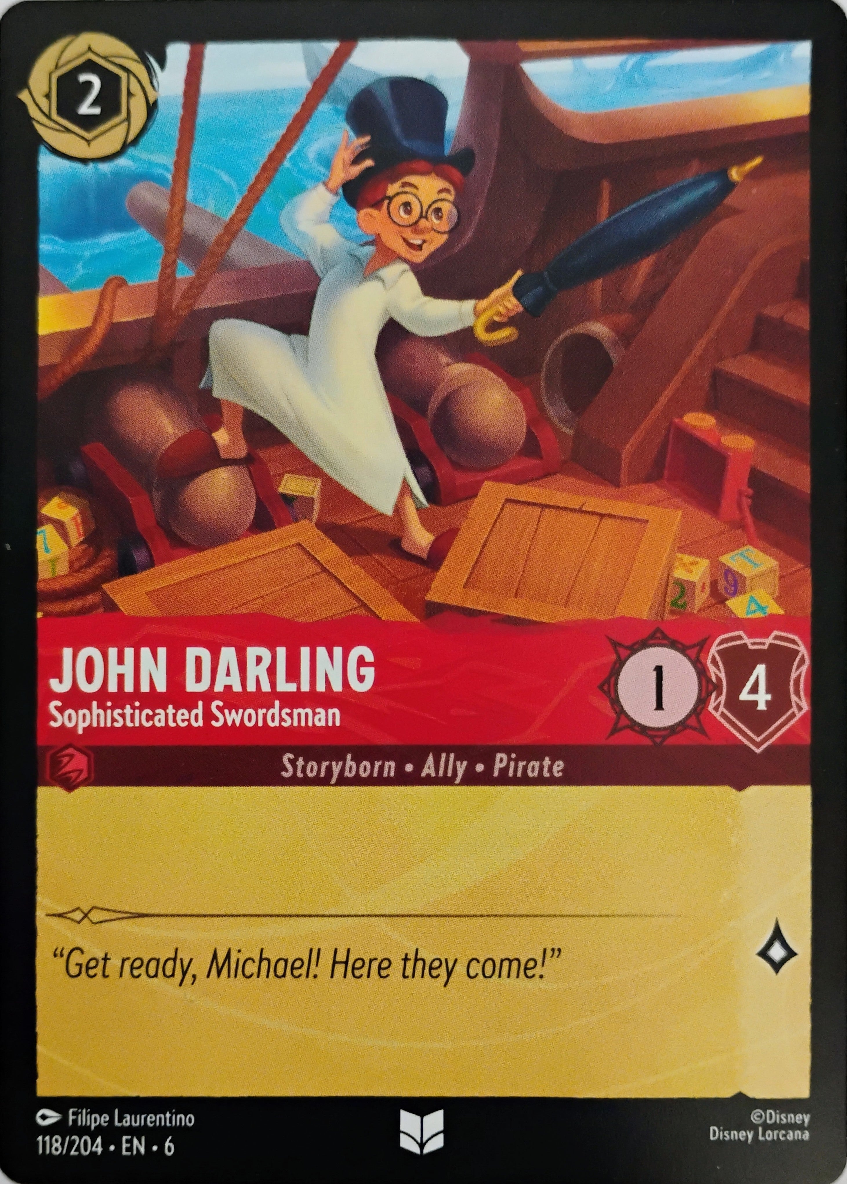 Disney Lorcana John Darling 118/204
