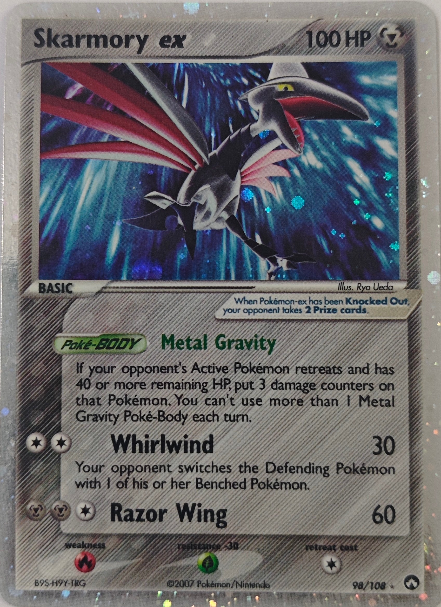 Pokémon Tcg Skarmory ex 98/108 Ultra Rare