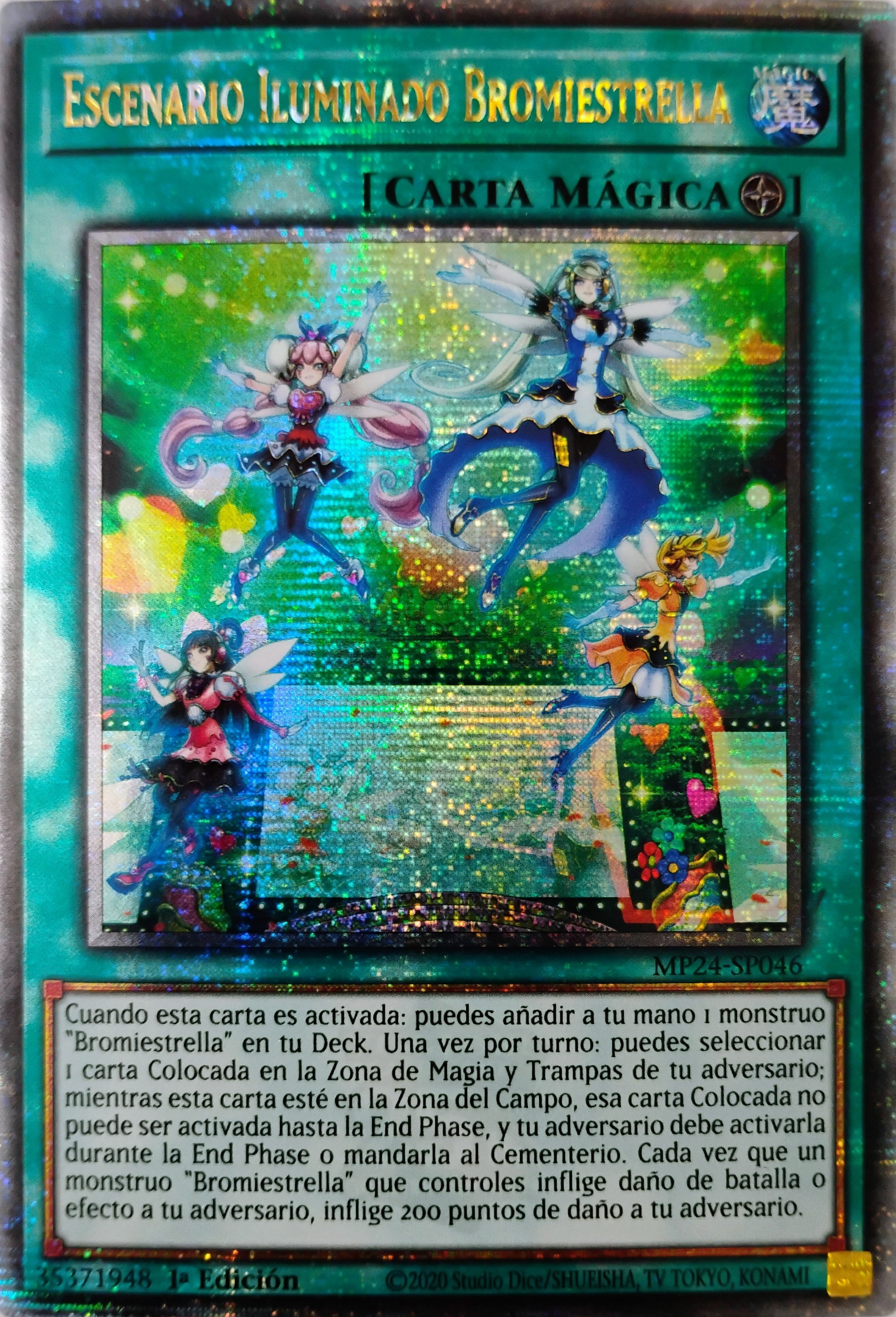 Yugioh! Escenario Iluminado Bromiestrella Mp24-sp046 Quarter Century