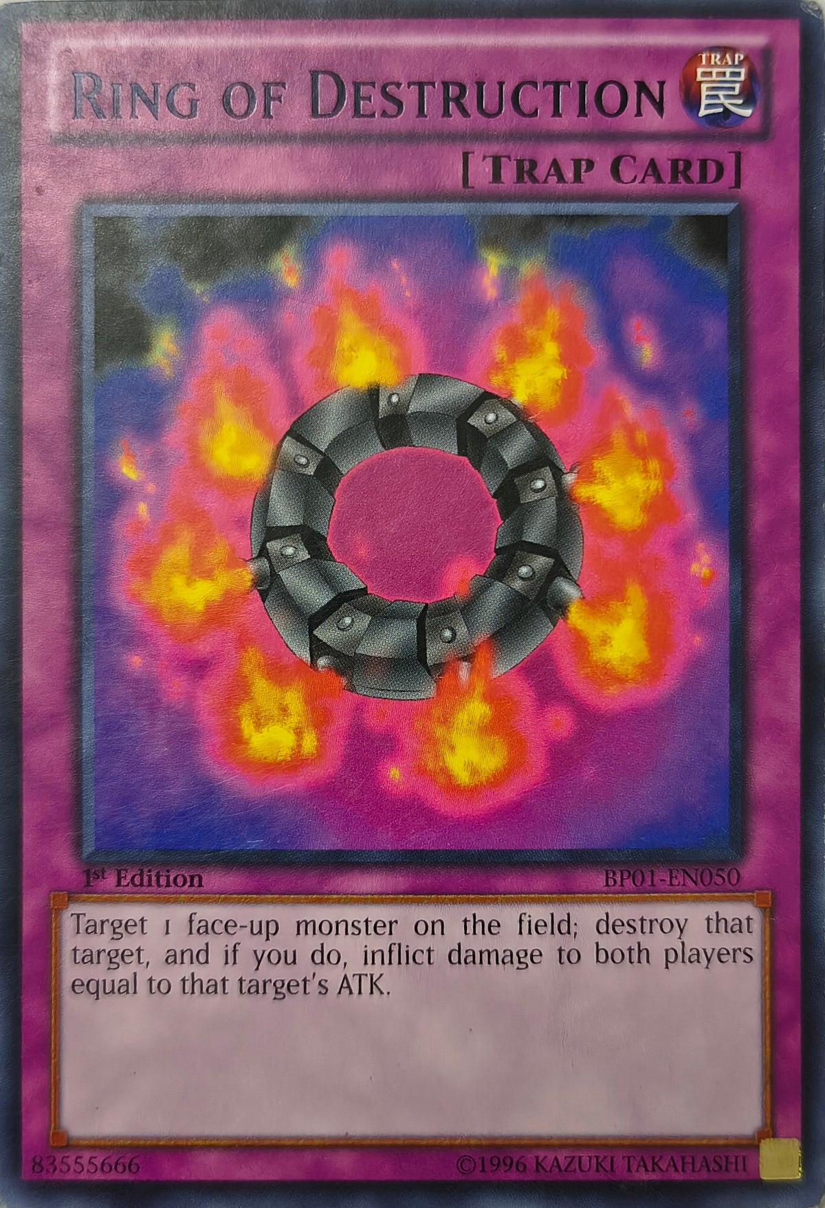 Yugioh! Ring Of Destruction Bp01-en050 1st Edition Rara (Black)