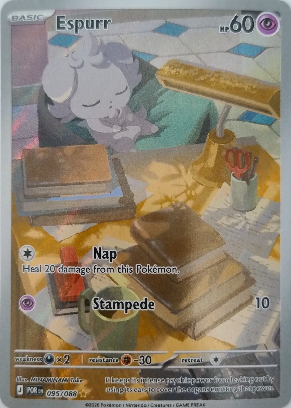 Pokémon tcg Espurr 095/088