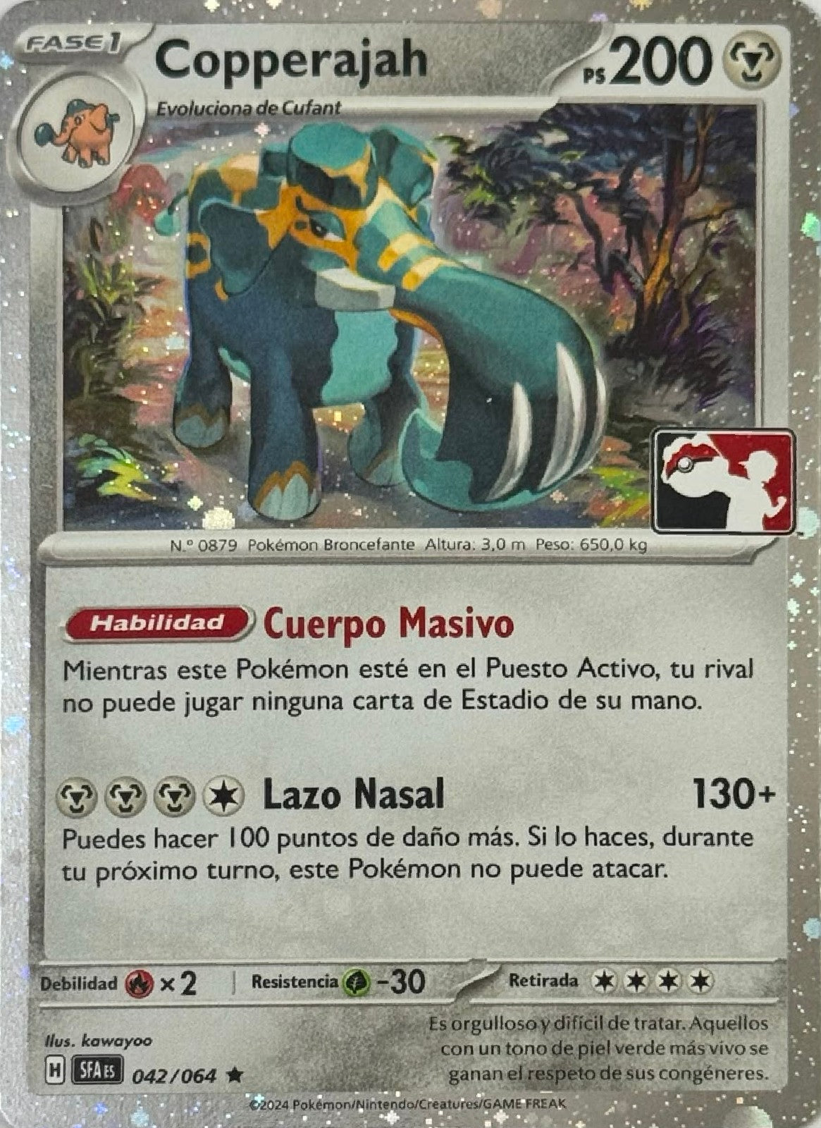 Pokémon Tcg Copperajah 042/064 Holo Cosmo (Español)