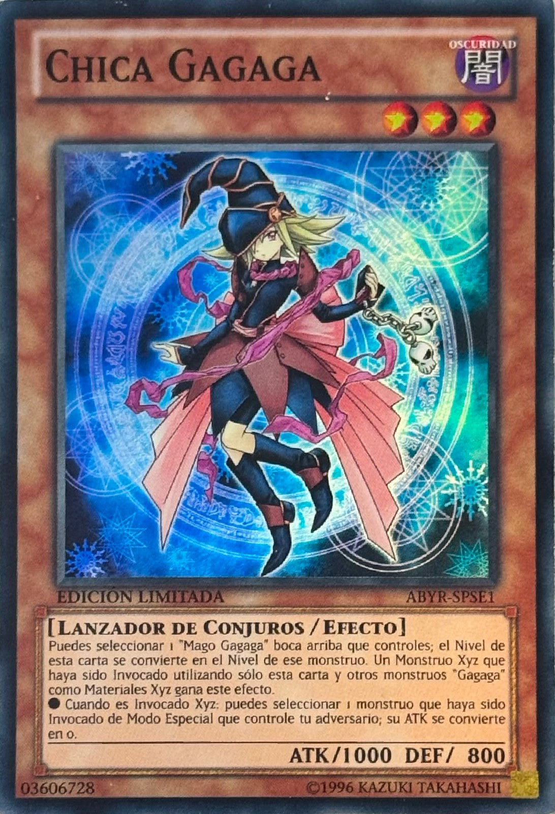 Yugioh! Chica Gagaga ABYR-SPSE1 EDICIÓN LIMITADA Super