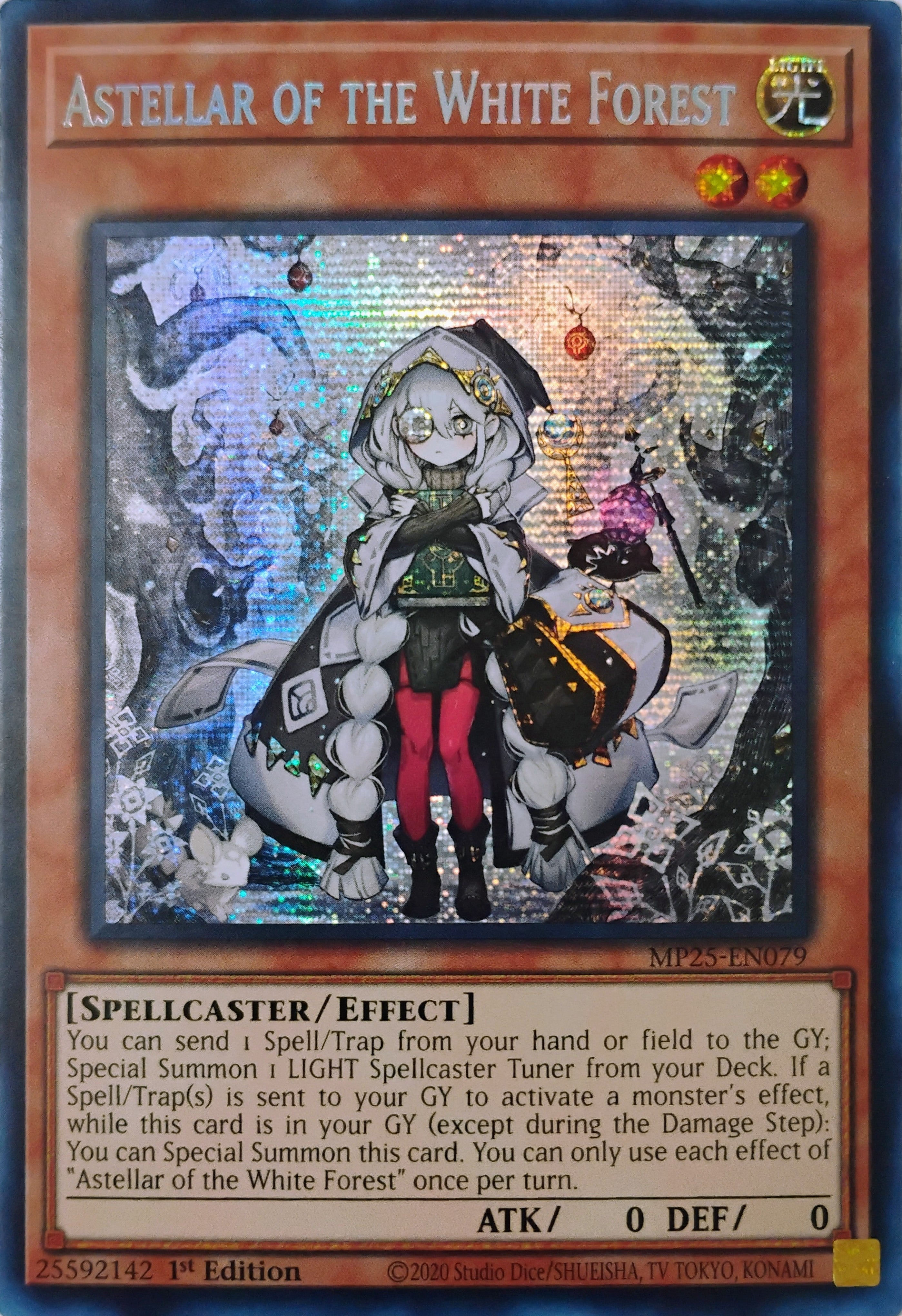 Yugioh! Astellar Of The White Forest Mp25-en079 Prismatica