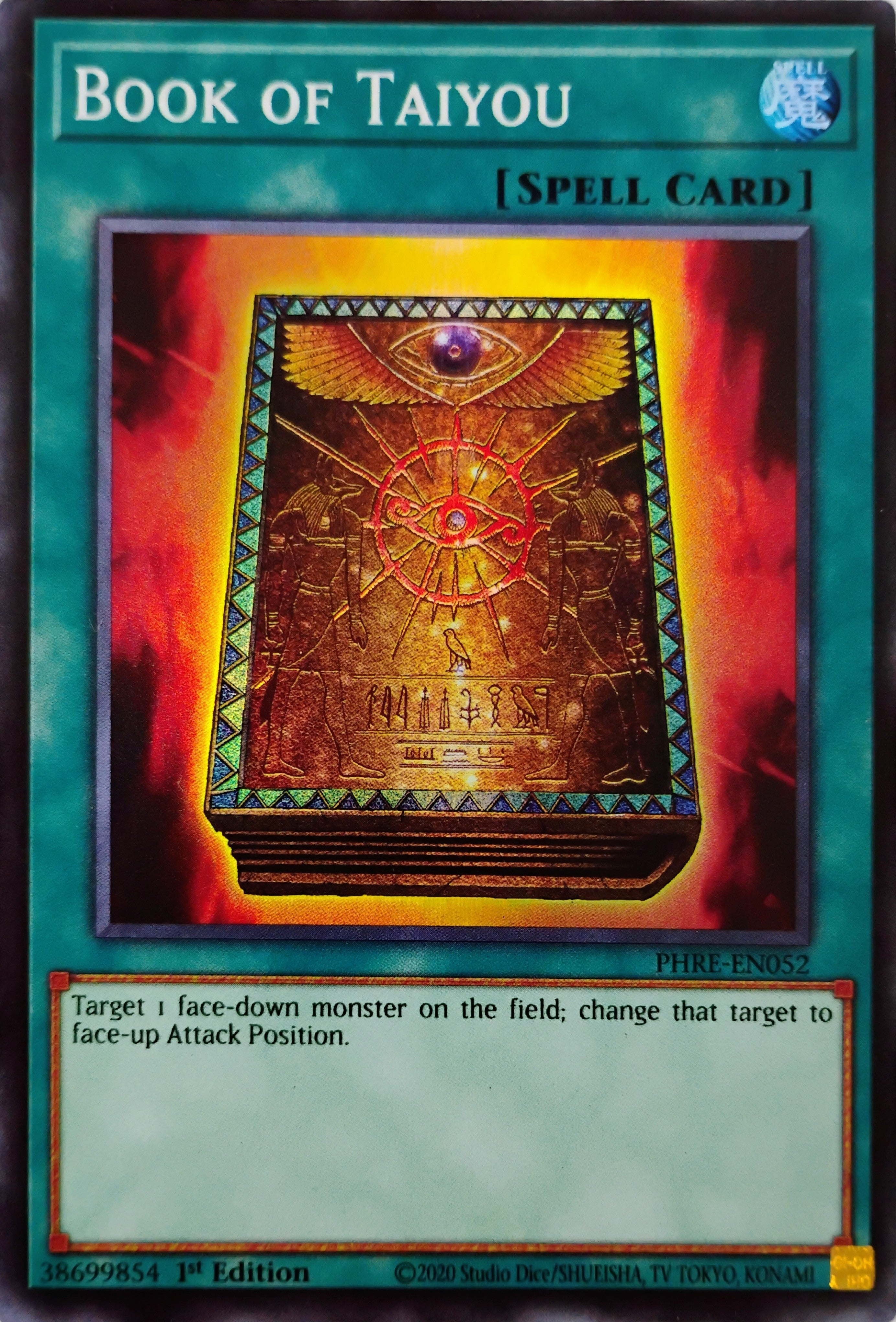 Yugioh! Book of Taiyou phre-en052 Super Rara 1st Edition