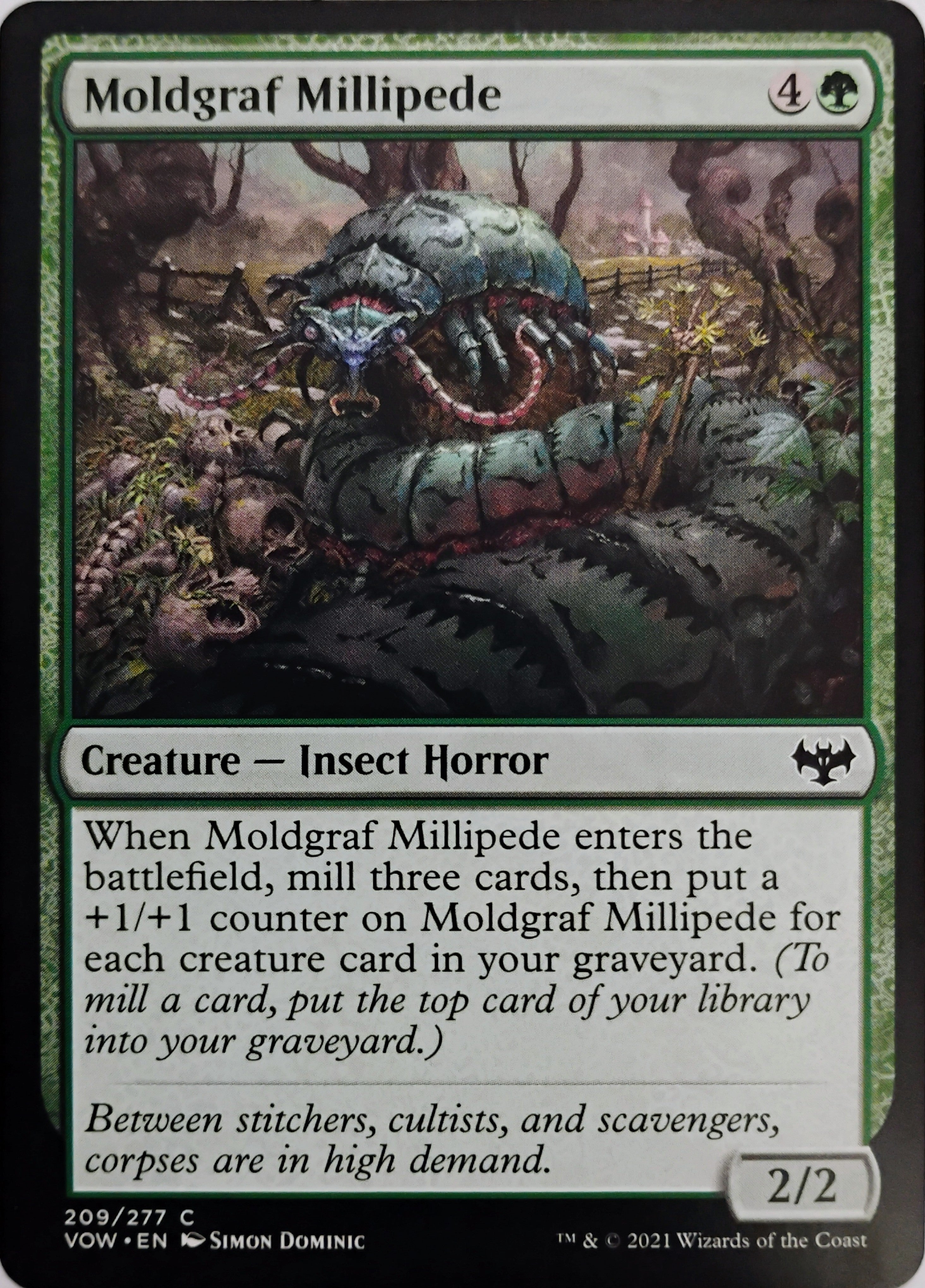 Magic tcg Moldgraf Millpede 209/277