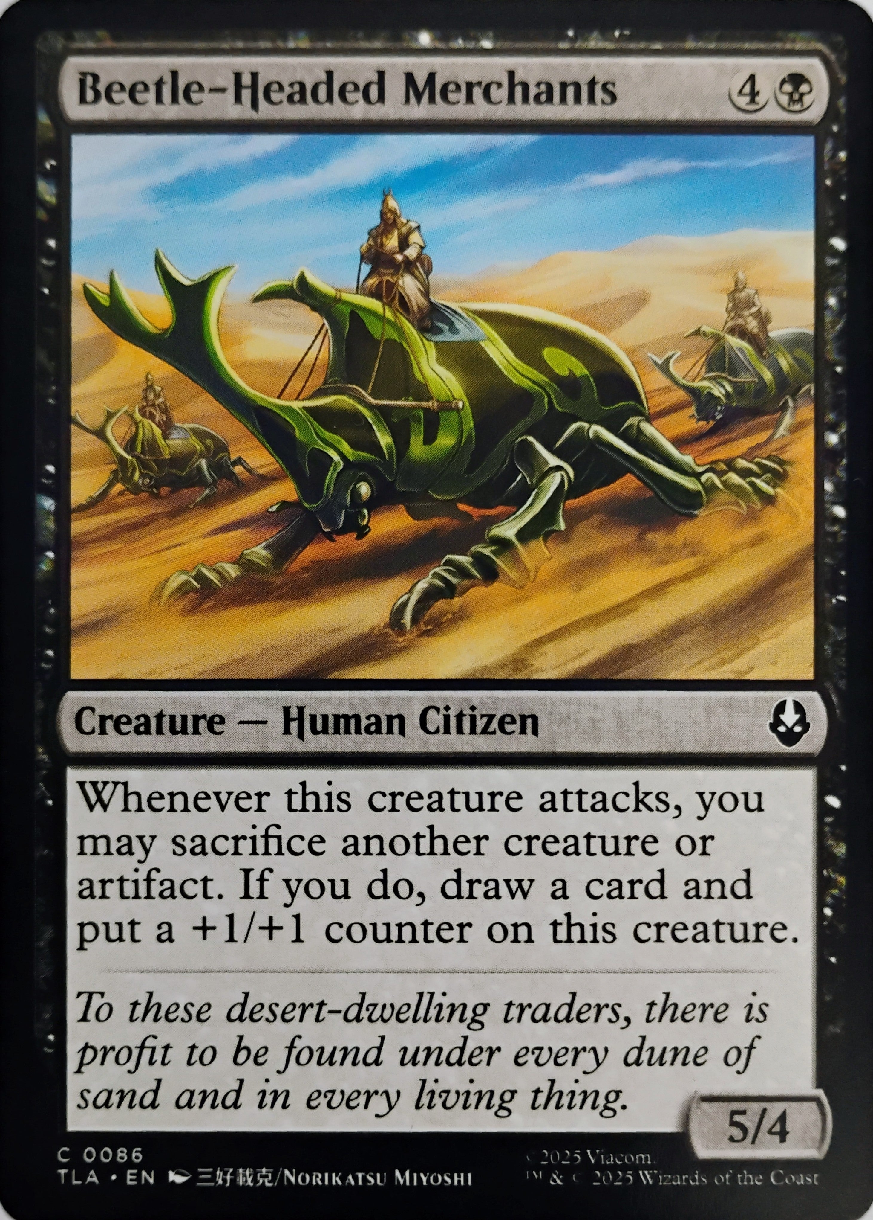 Magic tcg Beetle-Headed Merchants 0086