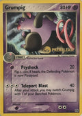 Pokemon tcg Grumpig 29/106 Holo (Prerelease)