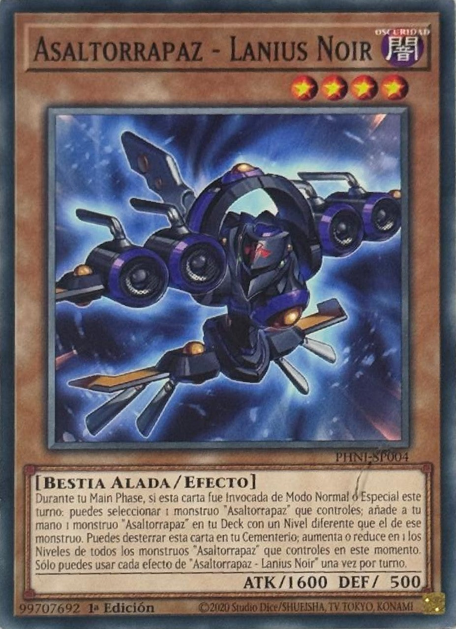 Yugioh! Asaltorrapaz - Lanius Noir PHNI-SP004 1a Edición