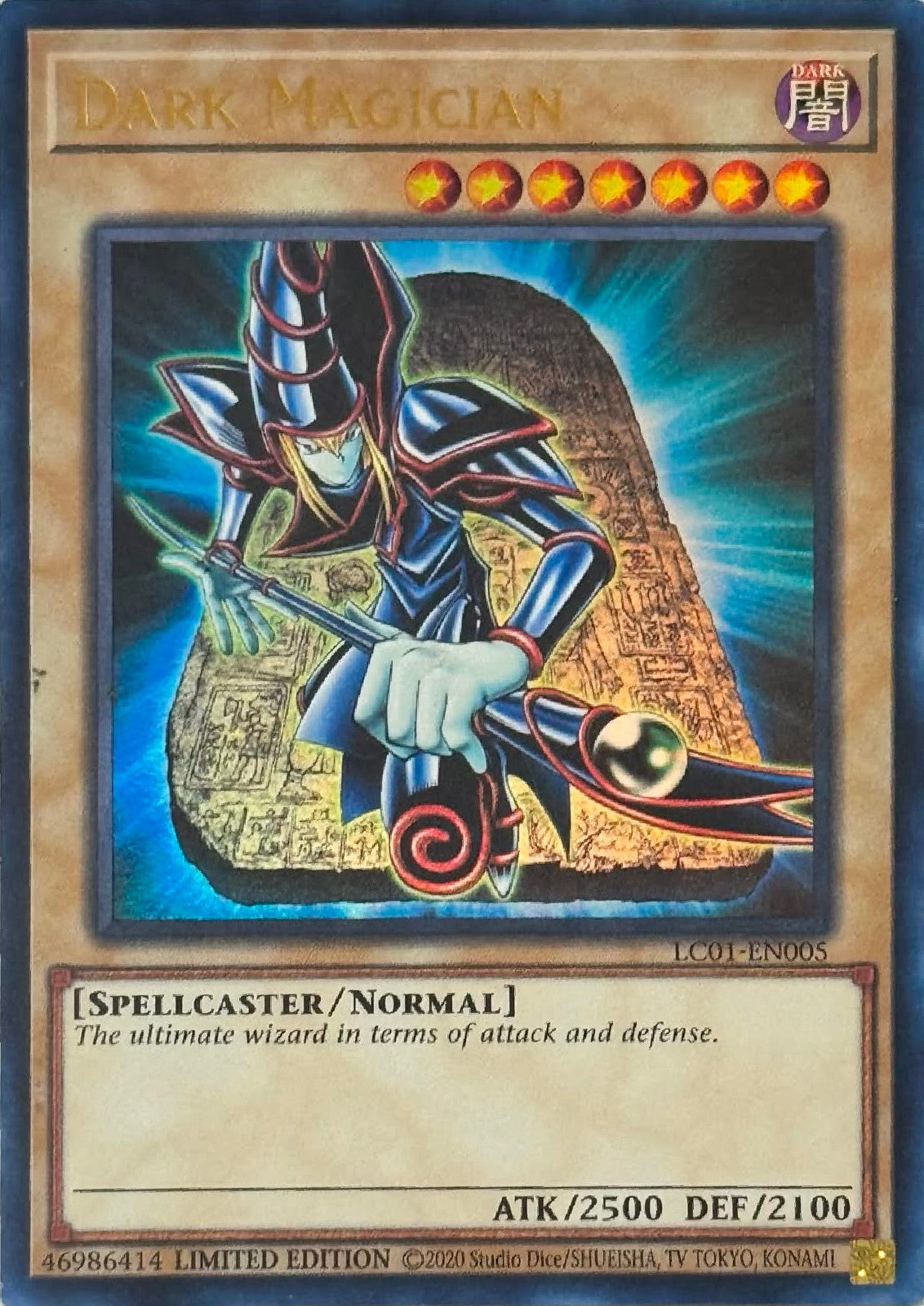Yugioh! Dark Magician LC01-EN005 LIMITED EDITION Ultra