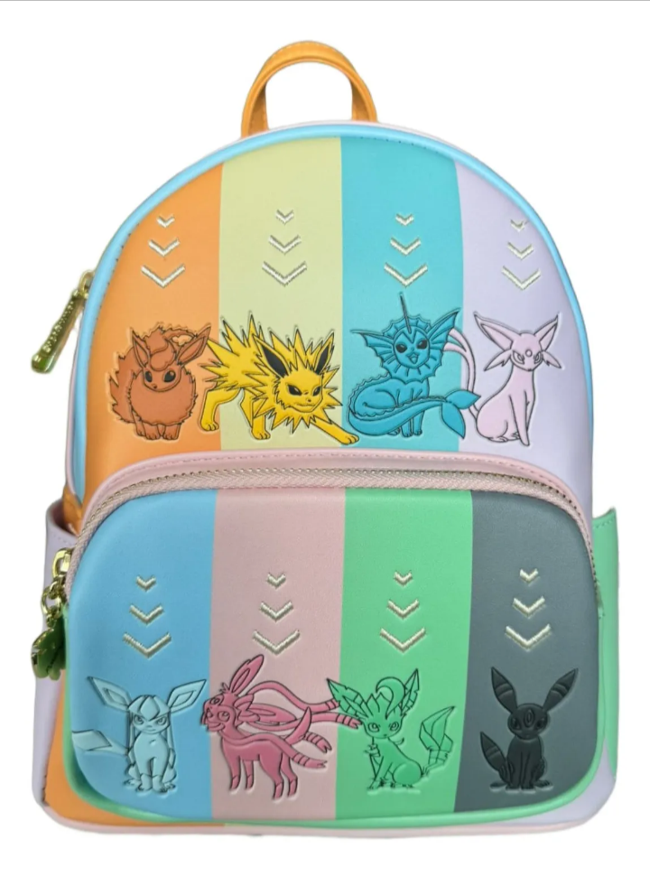 Pokémon Mochila Loungefly Evoluciones De Eevee Rainbow