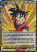 Dragón Ball Tcg Son Goku, Can't Wait To Fight Bt28-093