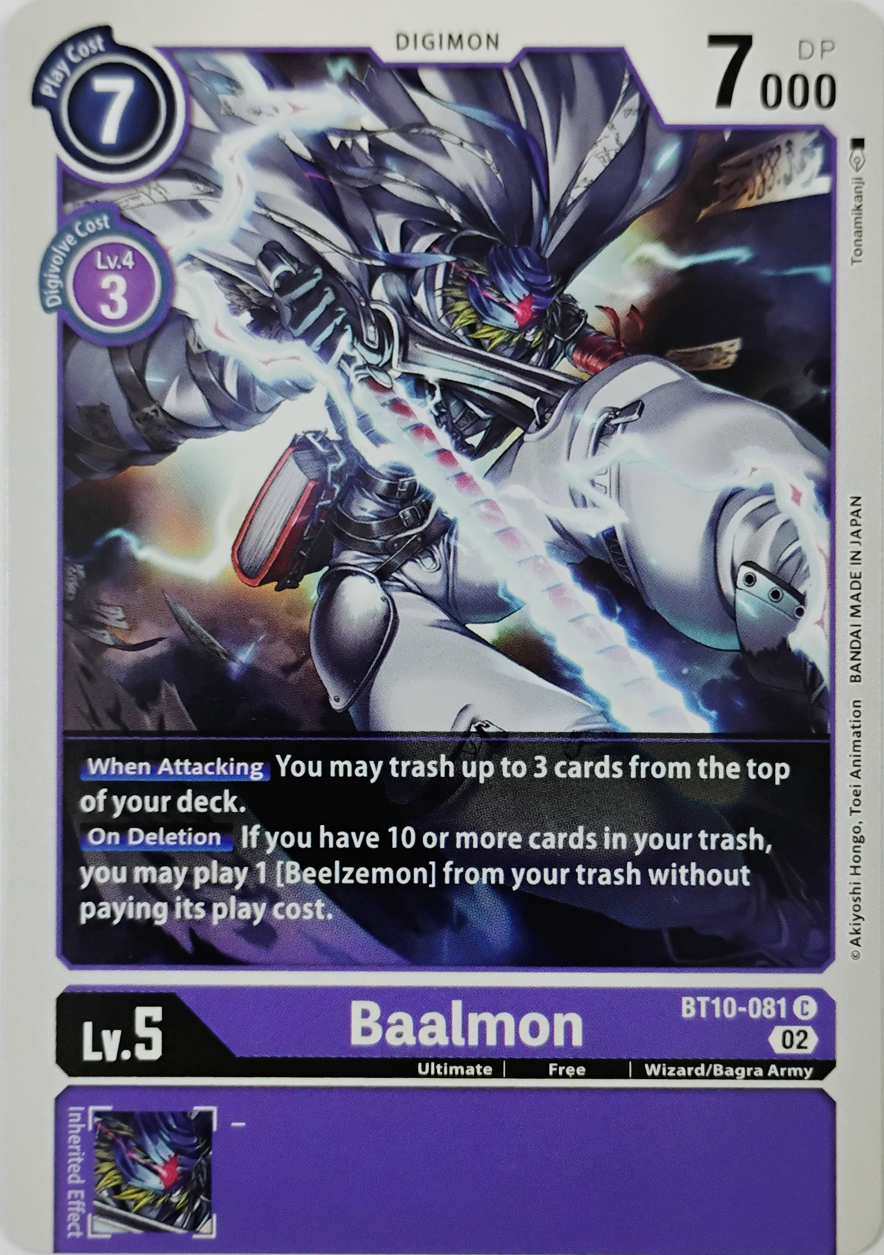 Digimon tcg Baalmon Bt10-081