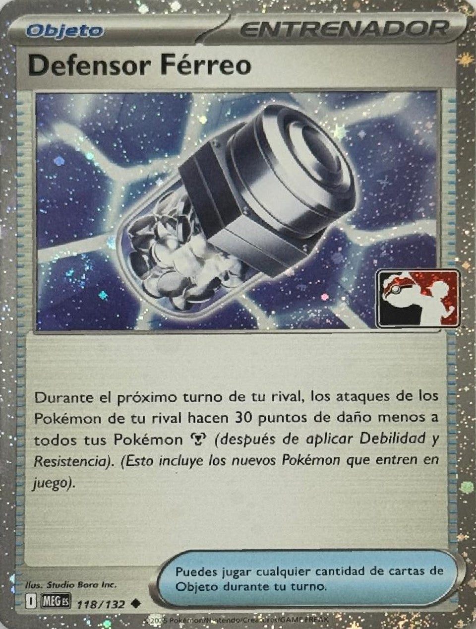 Pokémon Tcg Defensor Ferrero 118/132 Holo Cosmo (Español) (Liga)