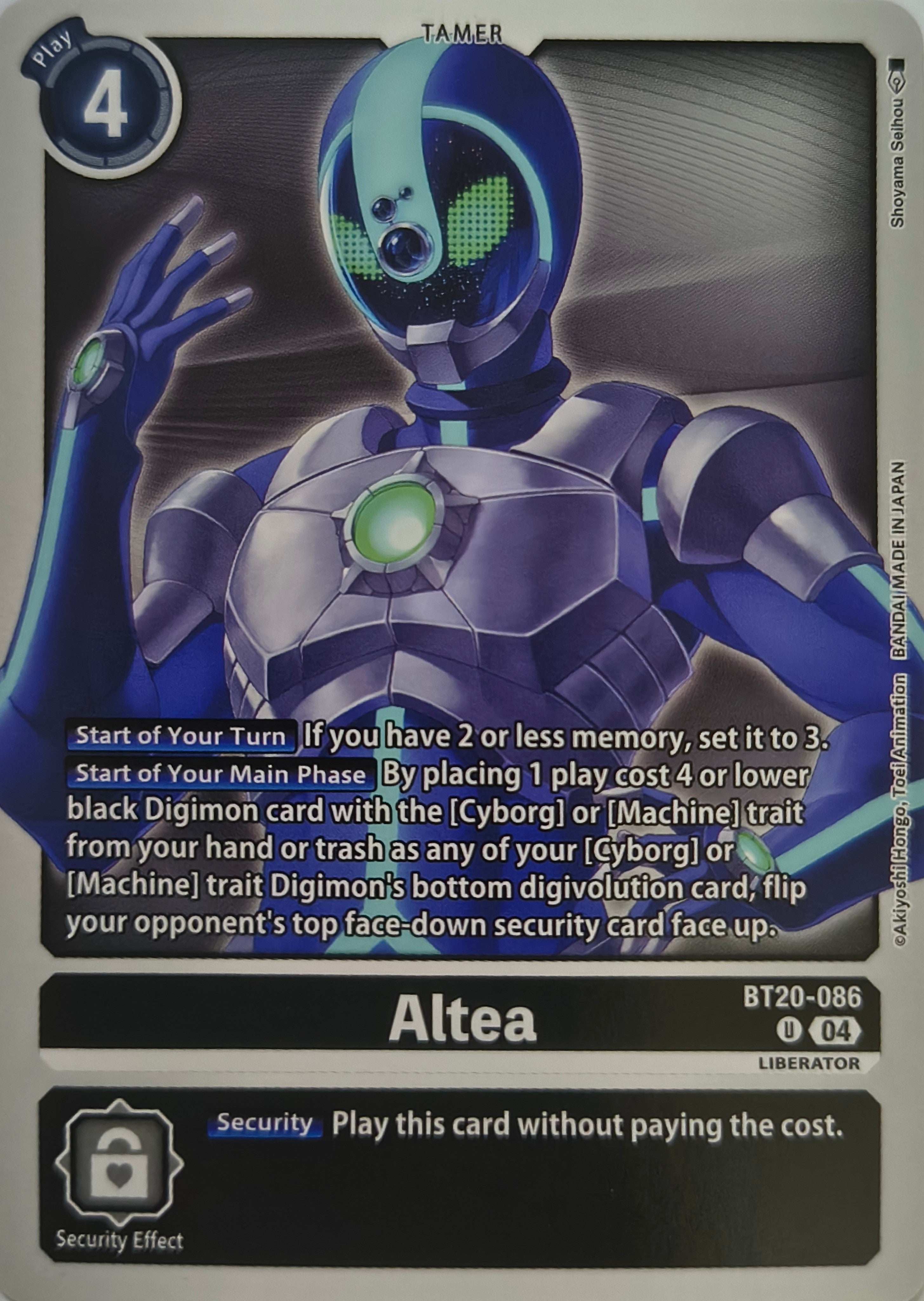 Digimon Tcg Altea Bt20-086