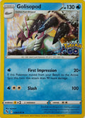 Pokémon tcg Golisopod 026/078 Holo (Pokémon go)