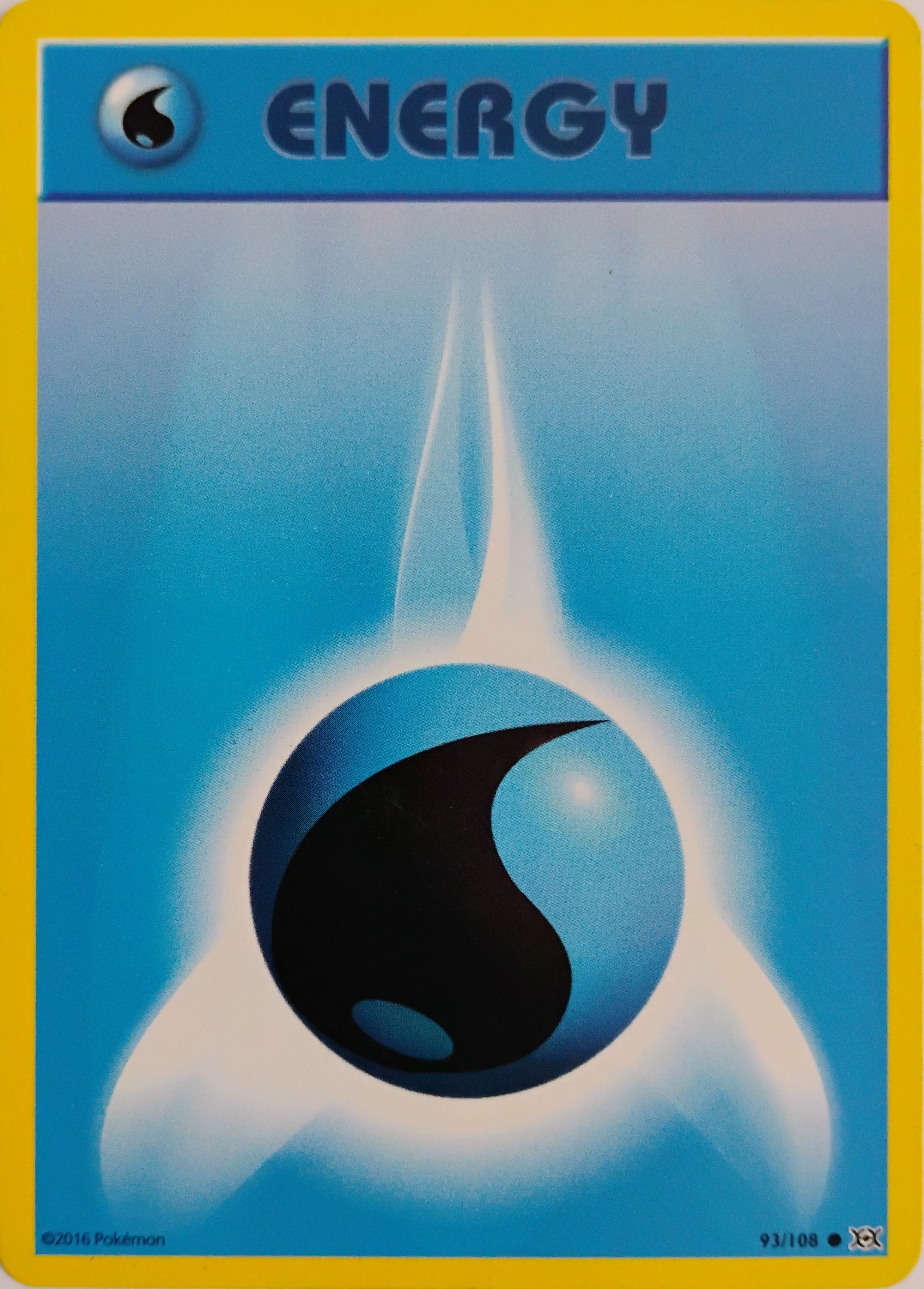 Pokémon tcg Water Energy 93/108