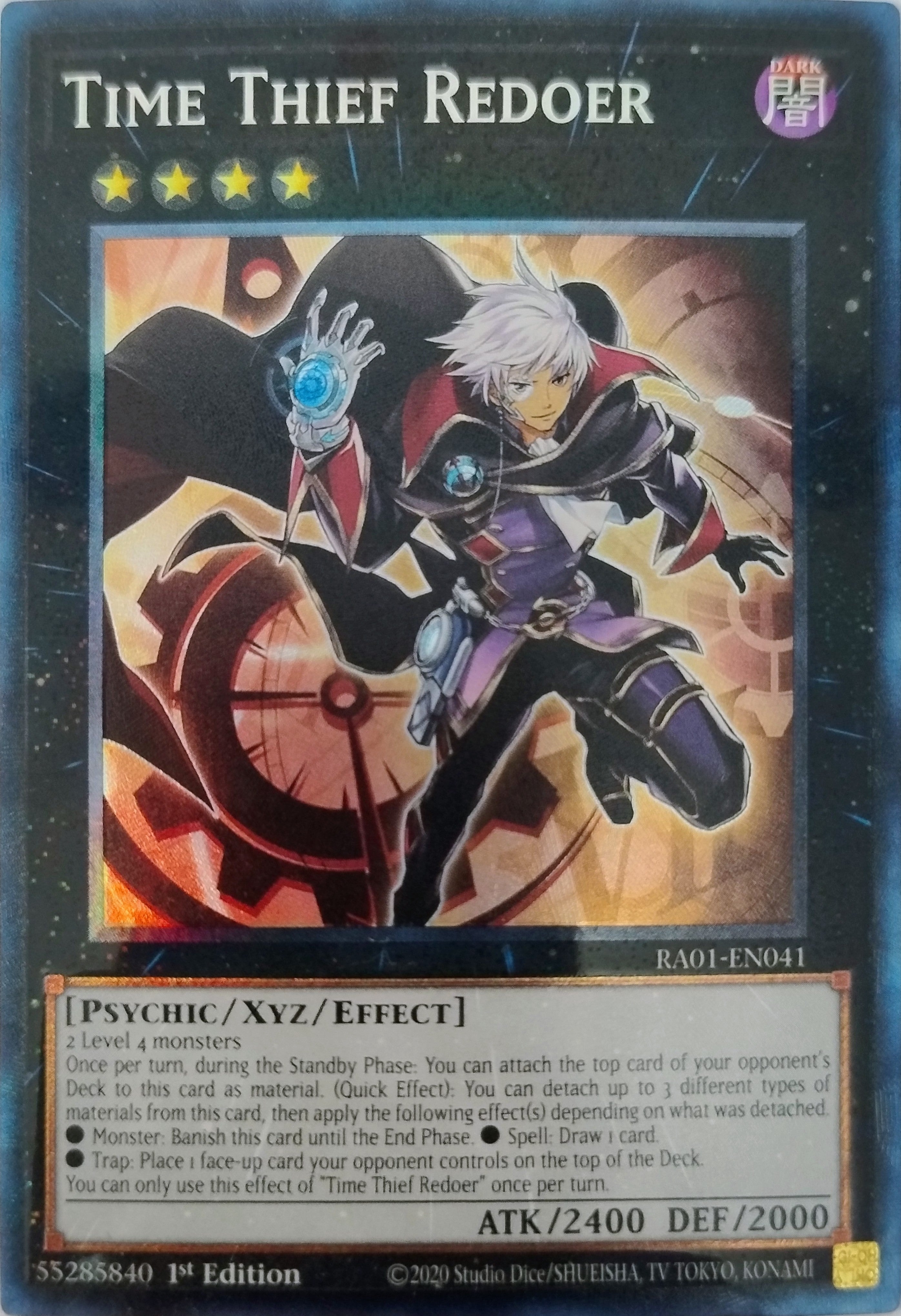 Yugioh! Time Thief Redoer Ra01-en041 1st Edition Collector