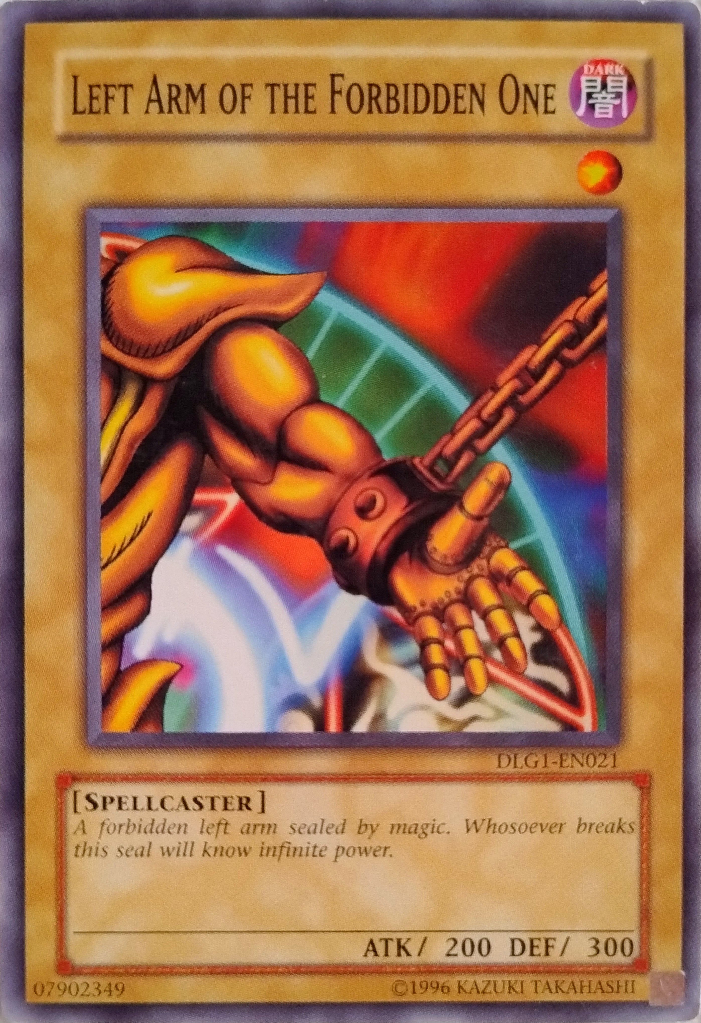 Yugioh! Left Arm Of The Forbidden One Dlg1-en021