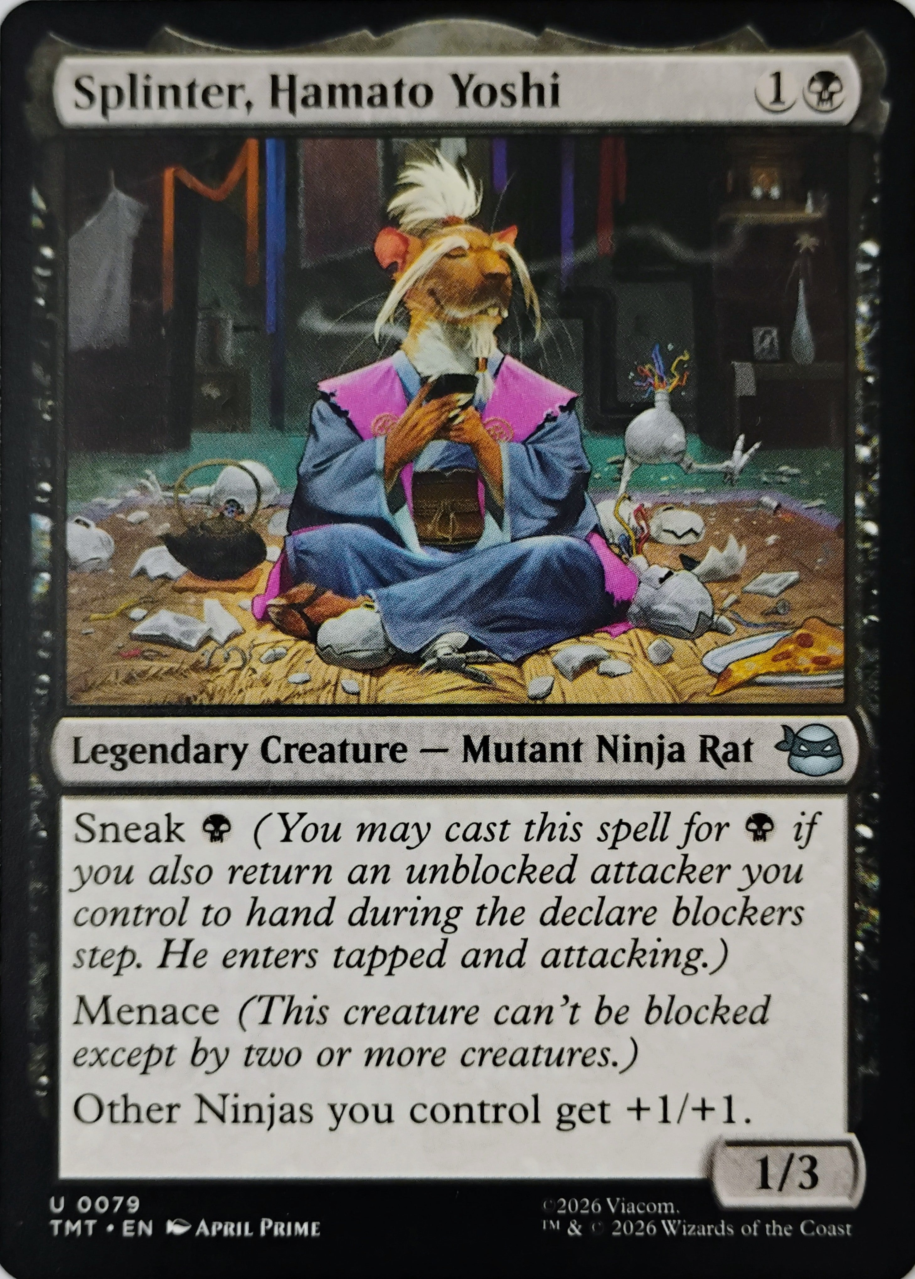Magic tcg Splinter, Hamato Yoshi 0079