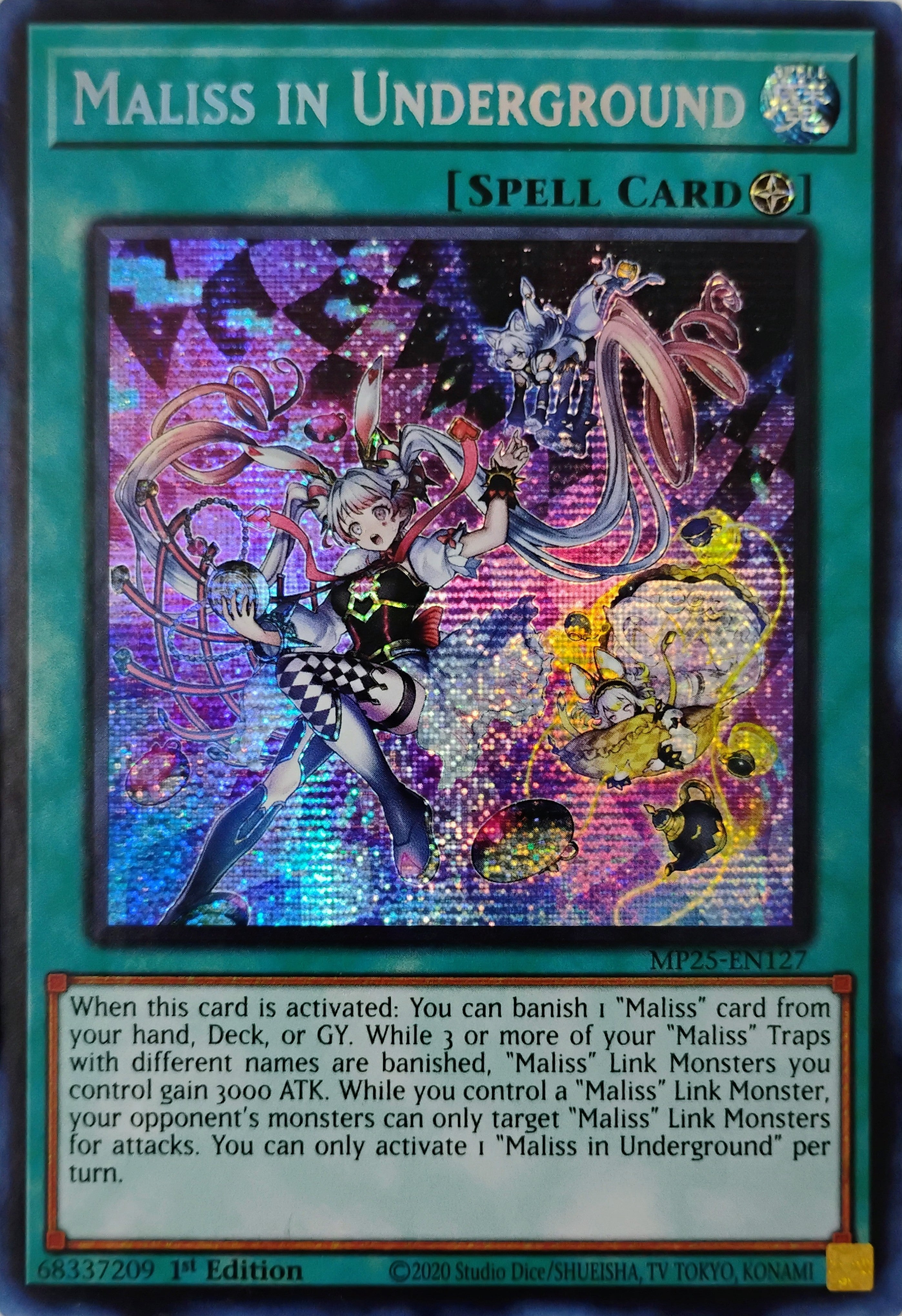 Yugioh! Maliss In Underground Mp25-en127 Prismatica