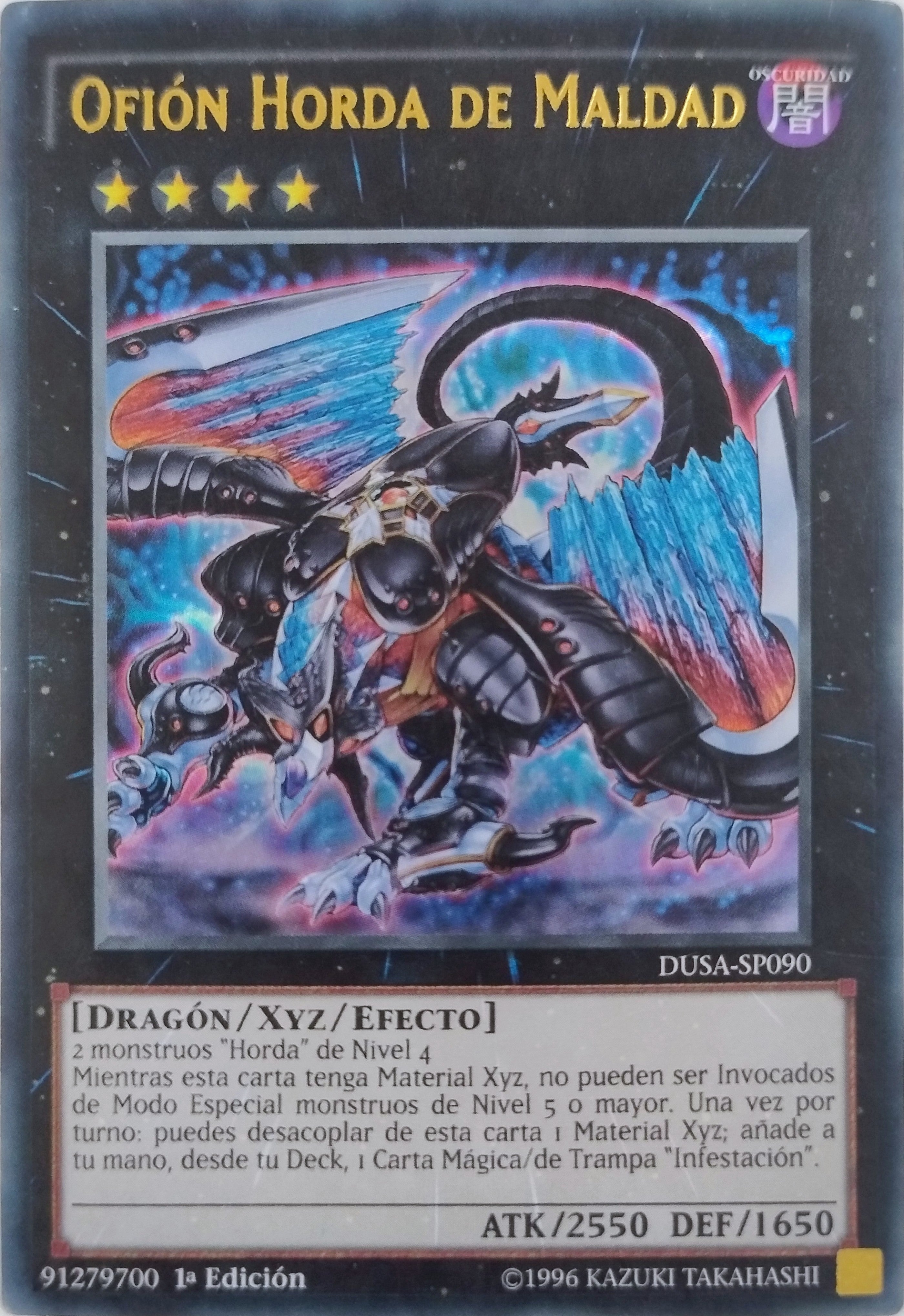 Yugioh! Ofión Horda De Maldad Dusa-sp090 1a Edición Ultra