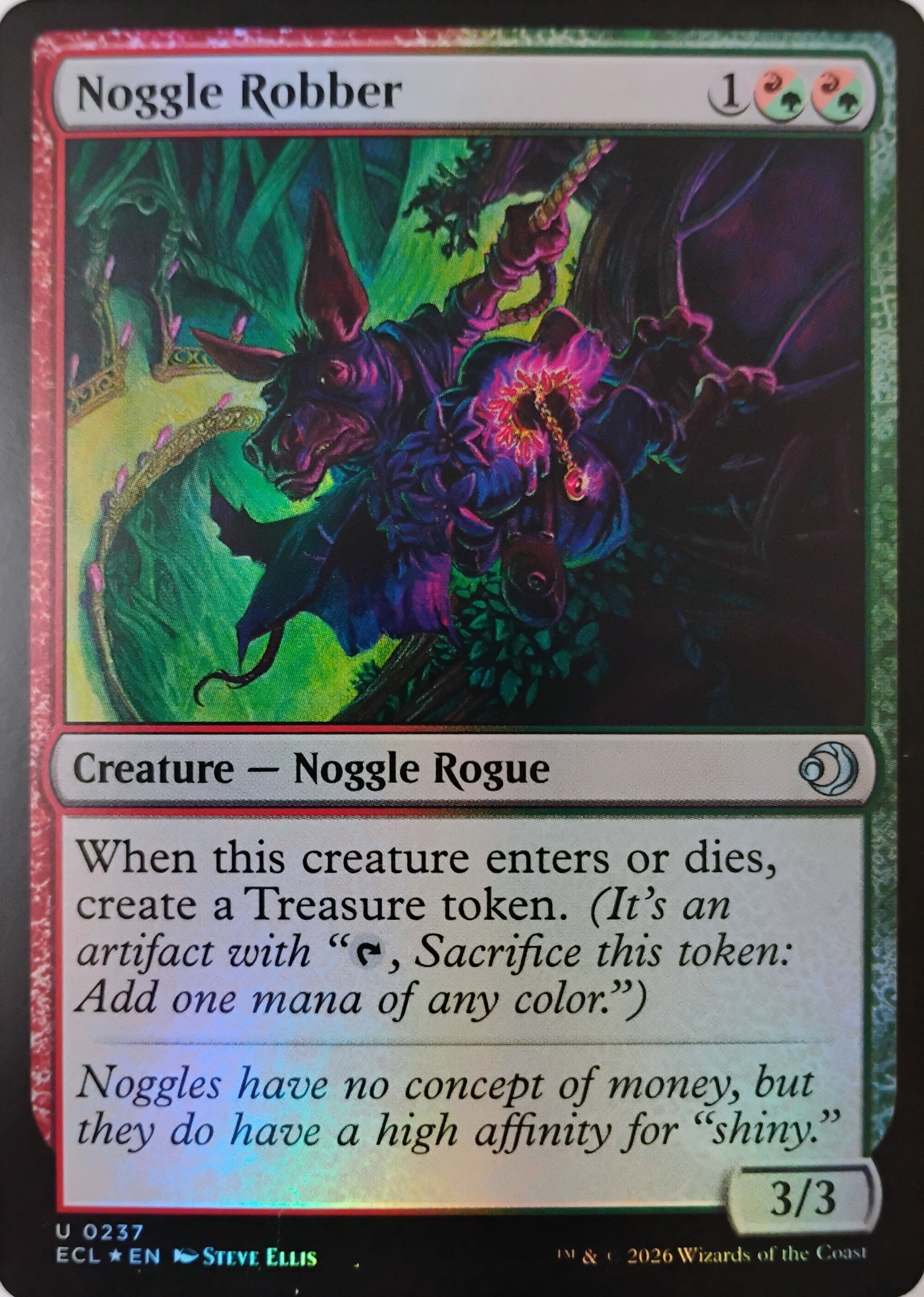 Magic tcg Noggle Robber 0237 Foil