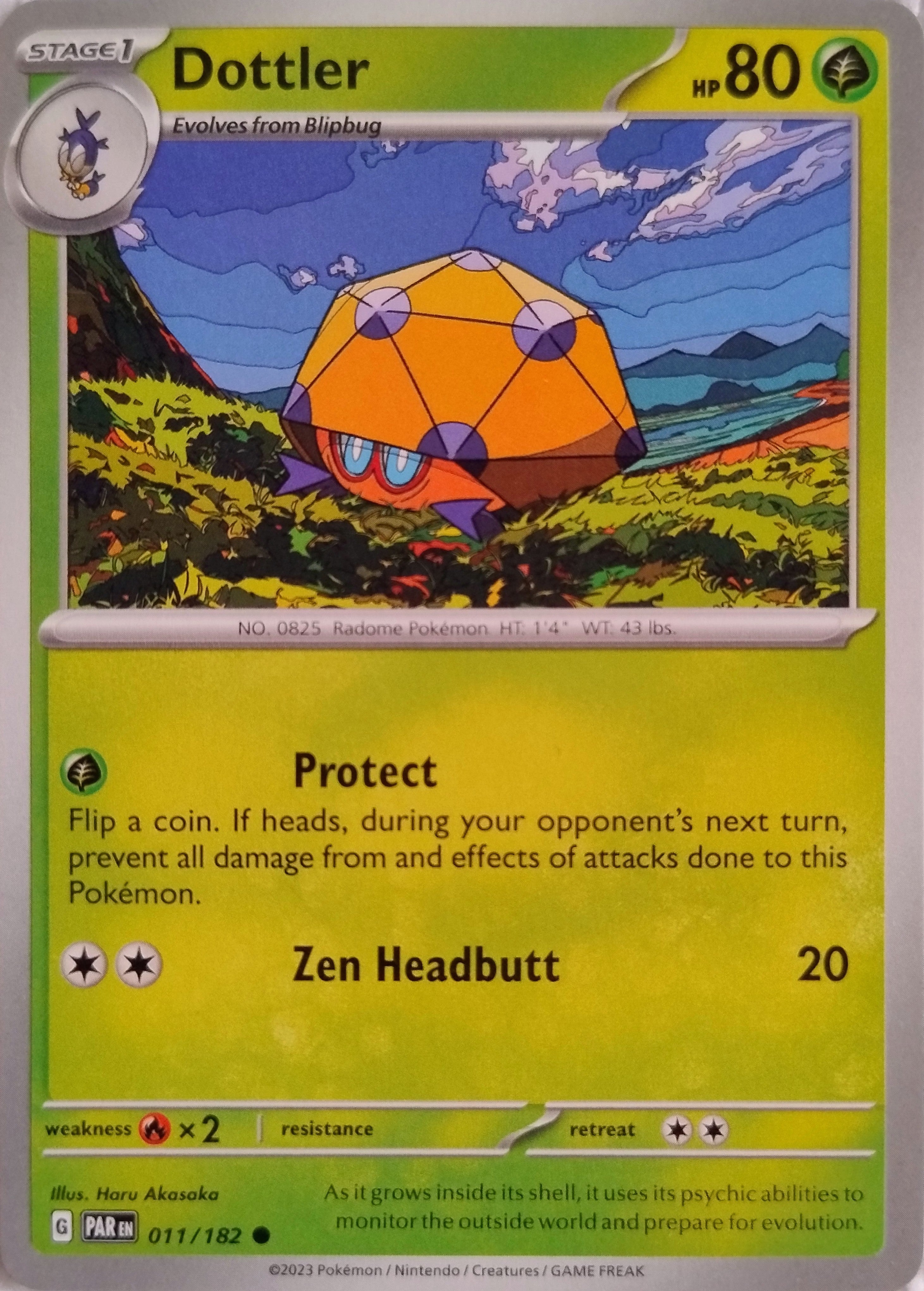 Pokémon Tcg Dottler 011/182