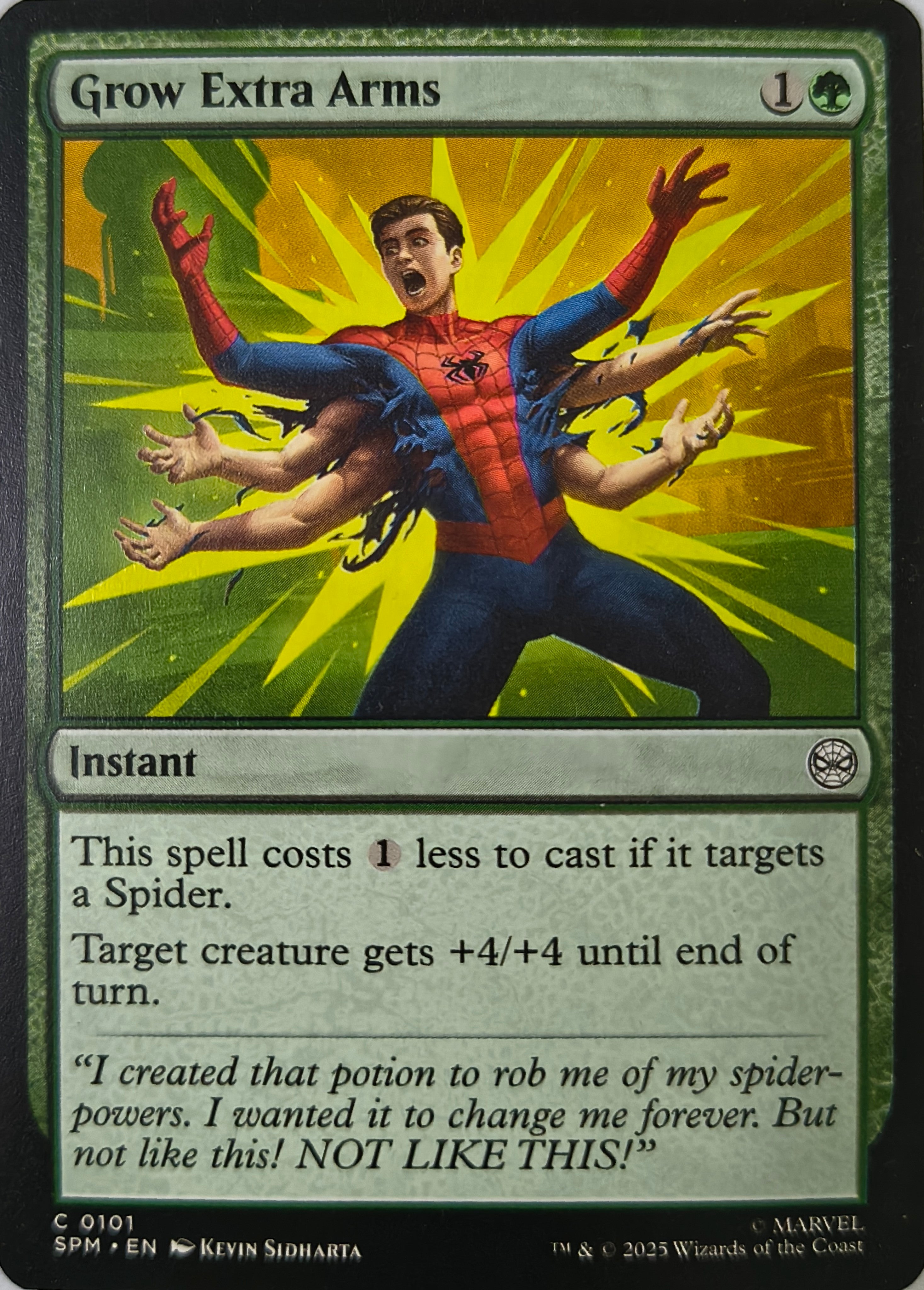 Magic tcg Grow Extra Arms 0101