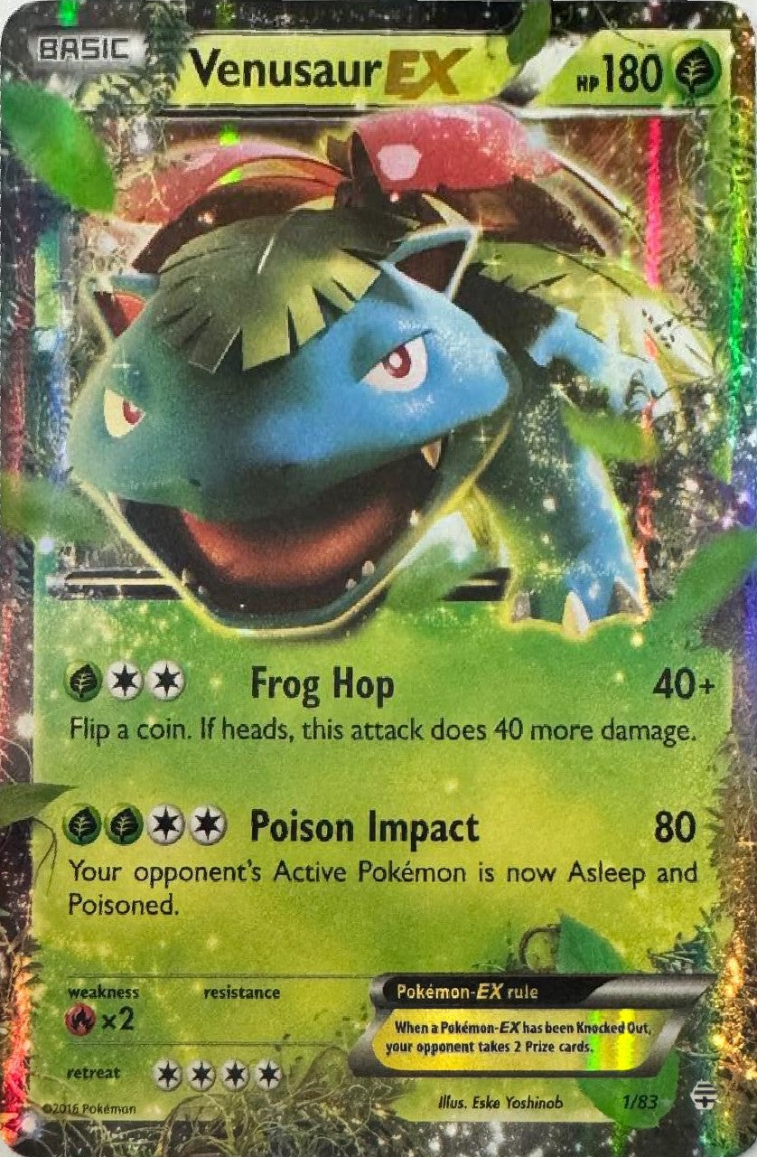 Pokemon Tcg Venusaur Ex 1/83
